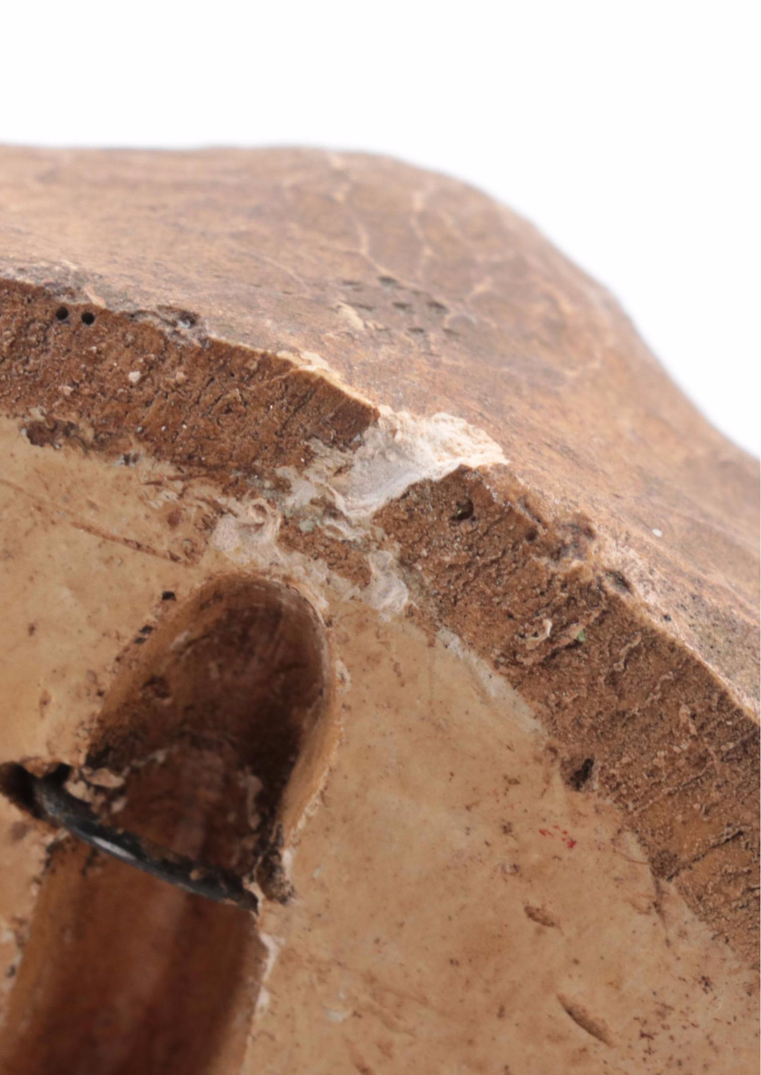 Wood Cherub and Ceracast Clay Bust Wall Hangings