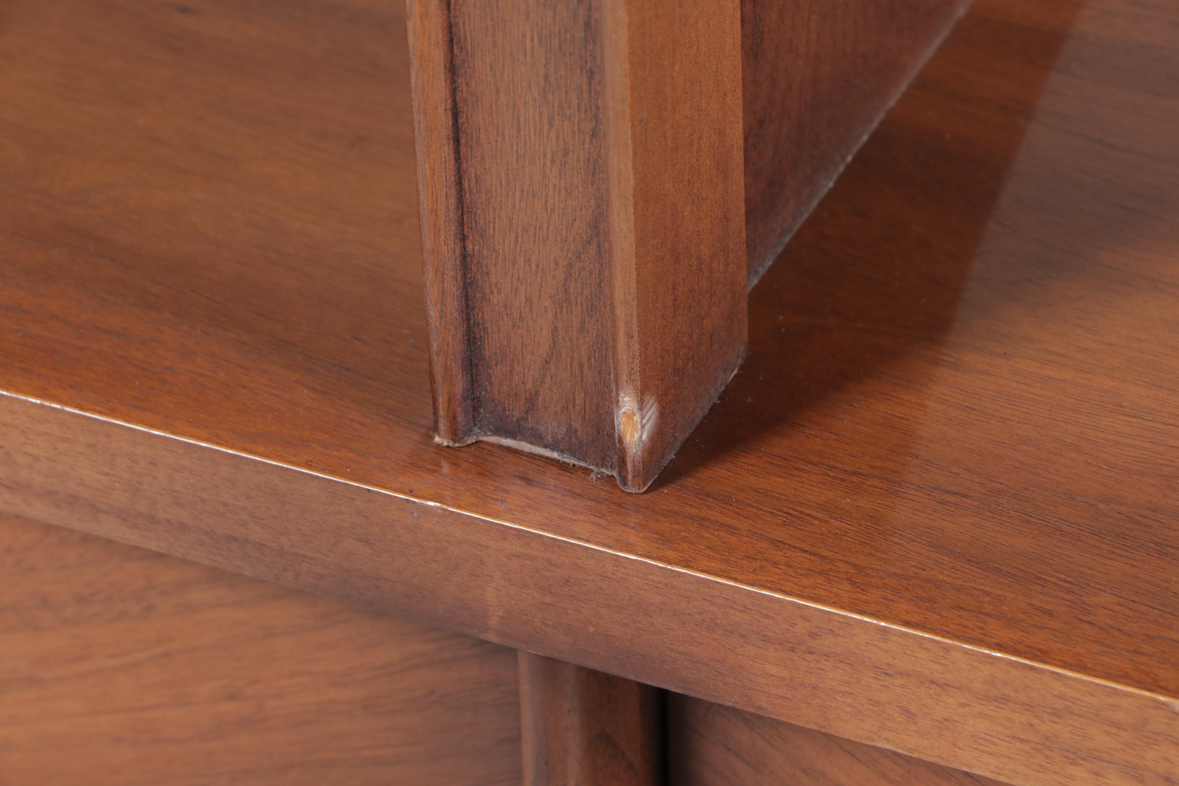 Kent-Coffey "Perspecta" Mid Century Modern Walnut Double-Sided Room Divider