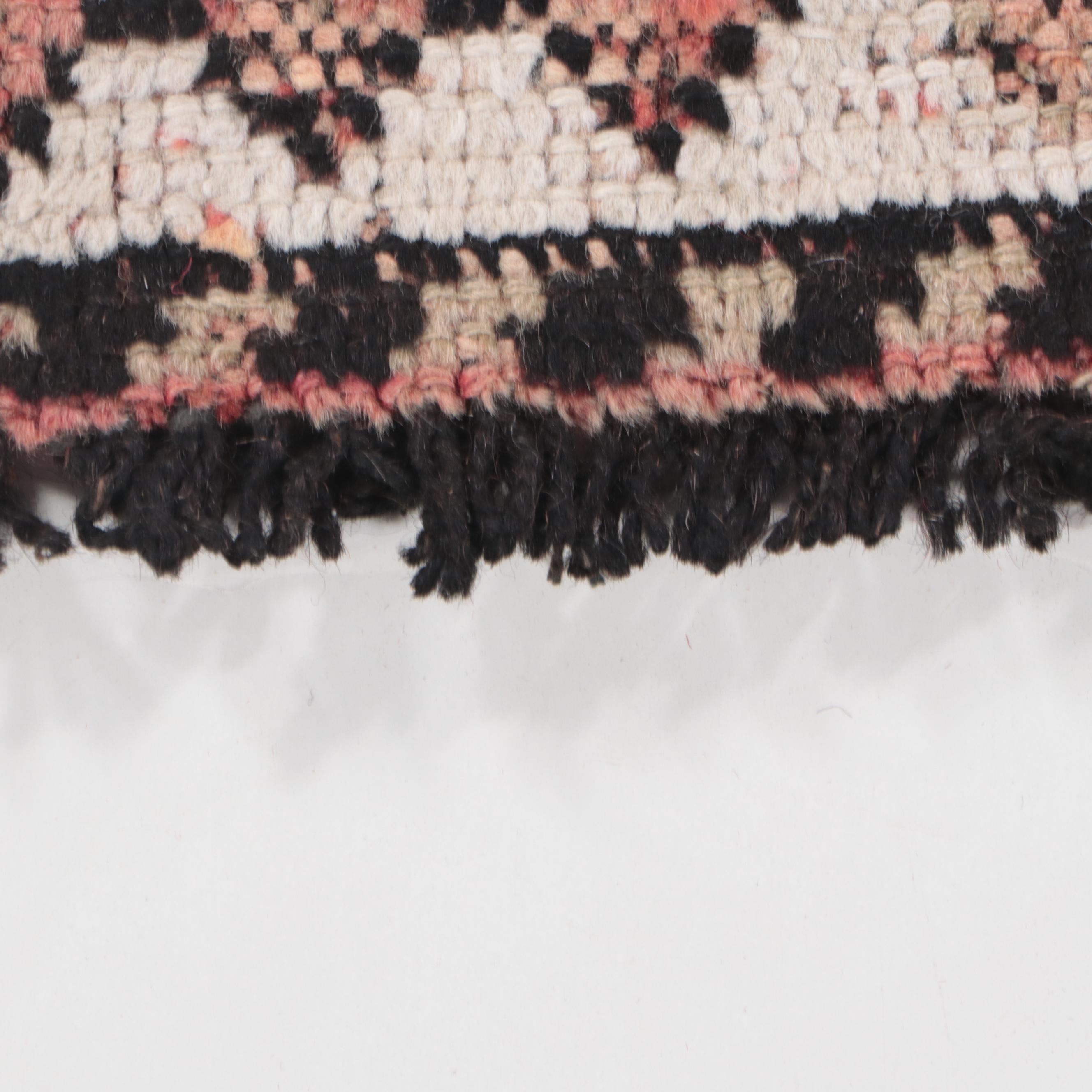 4'7 x 7' Hand-Knotted Persian Kurdish Area Rug