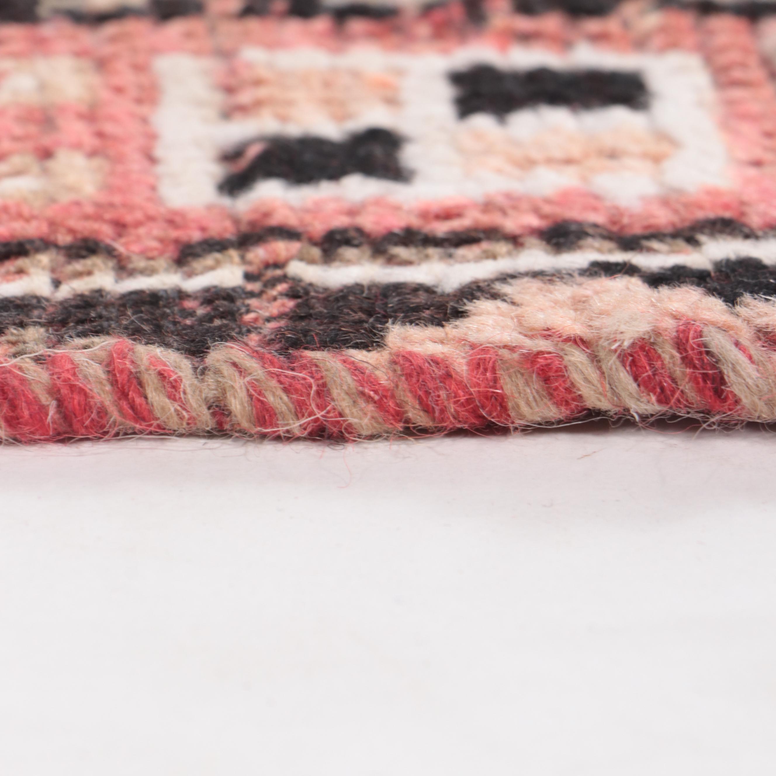 4'7 x 7' Hand-Knotted Persian Kurdish Area Rug