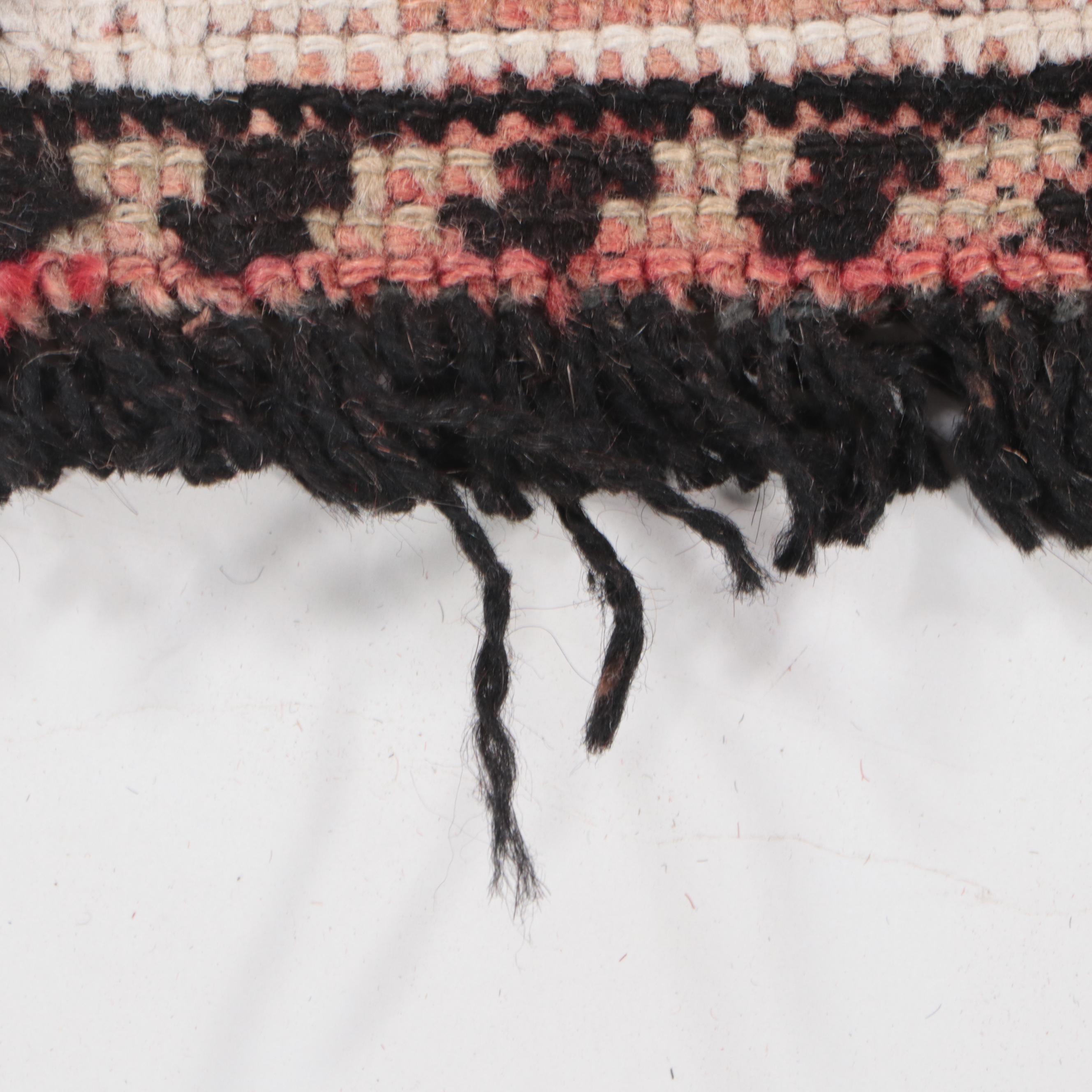 4'7 x 7' Hand-Knotted Persian Kurdish Area Rug