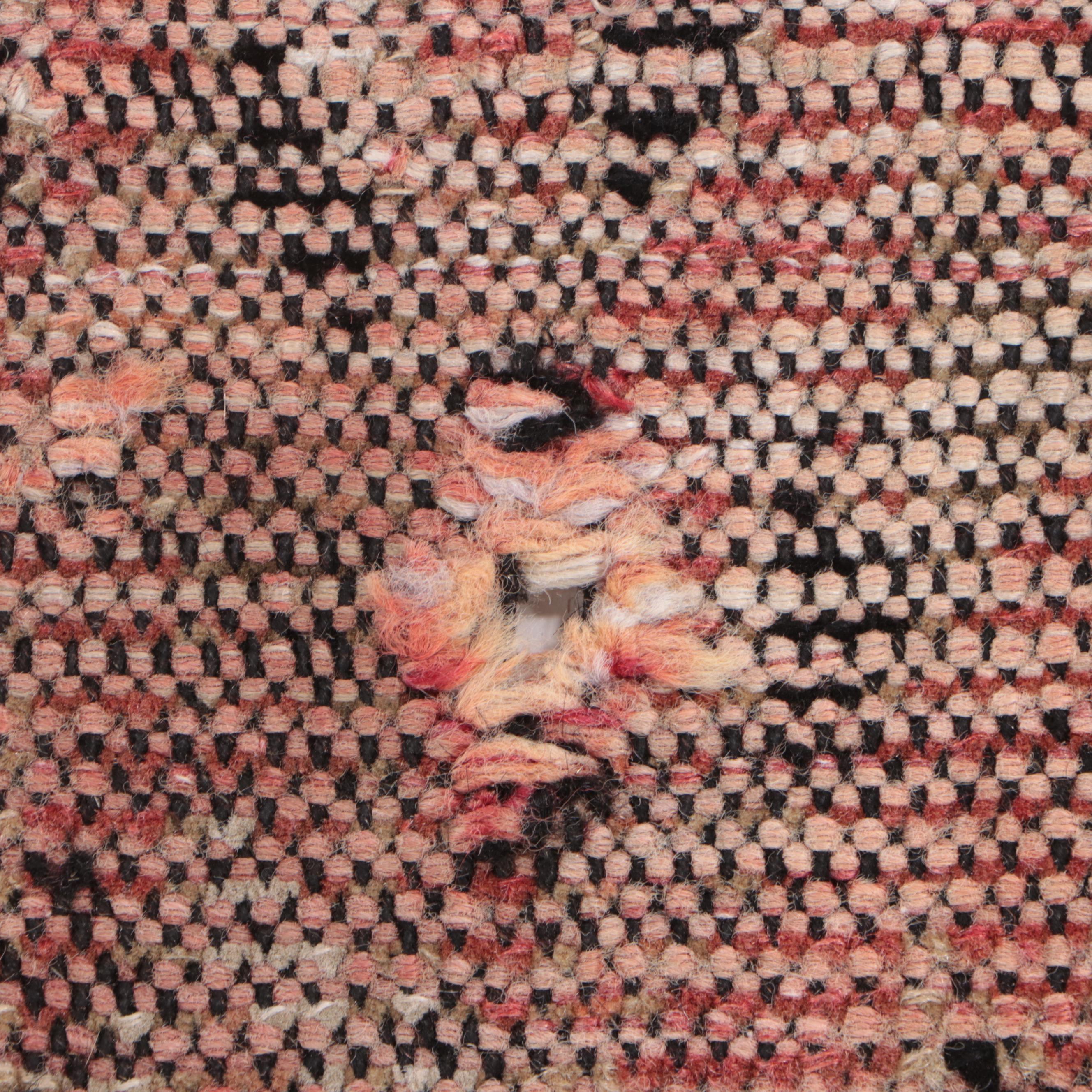 4'7 x 7' Hand-Knotted Persian Kurdish Area Rug