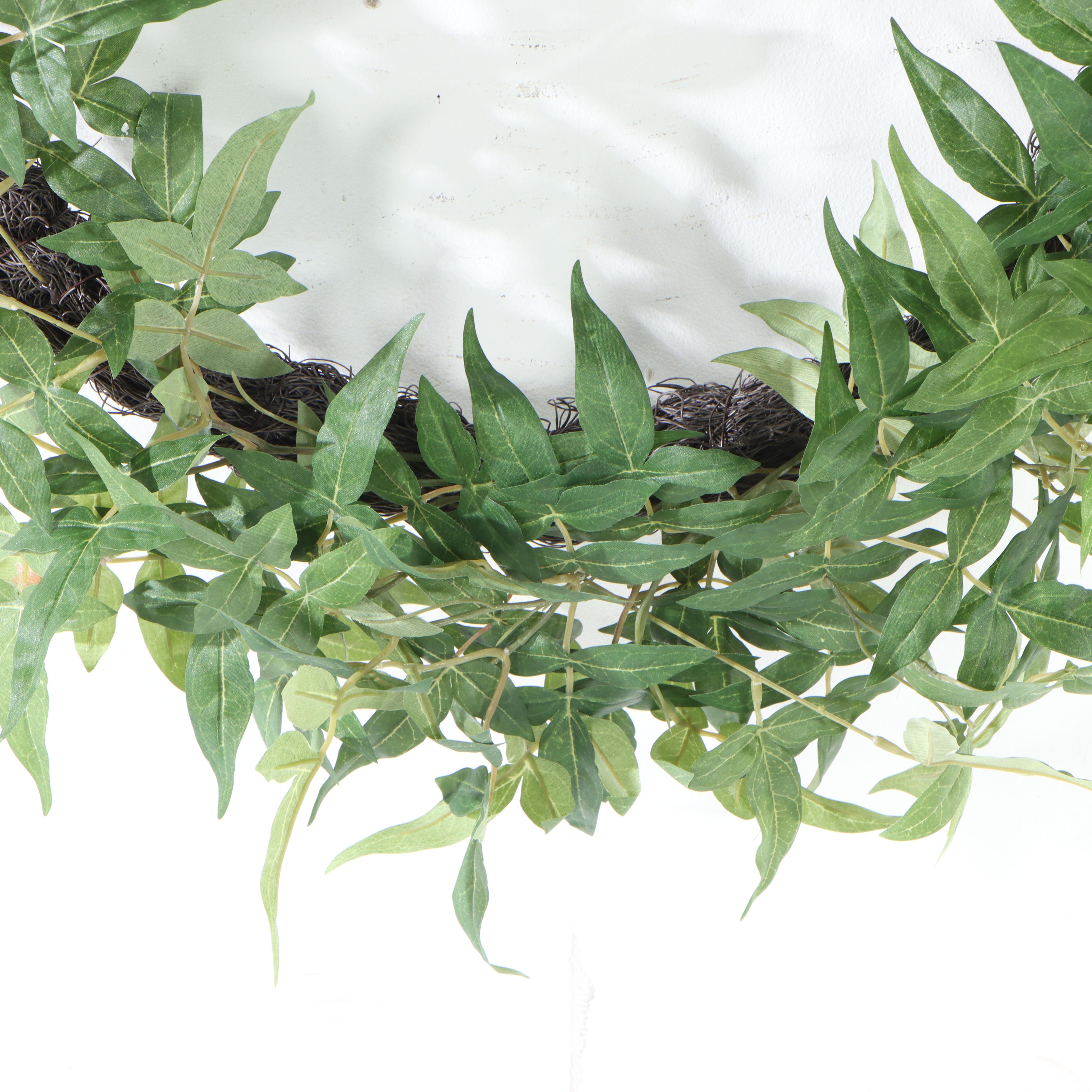 Pair of Threshold with Studio McGee Asymmetrical Wreaths