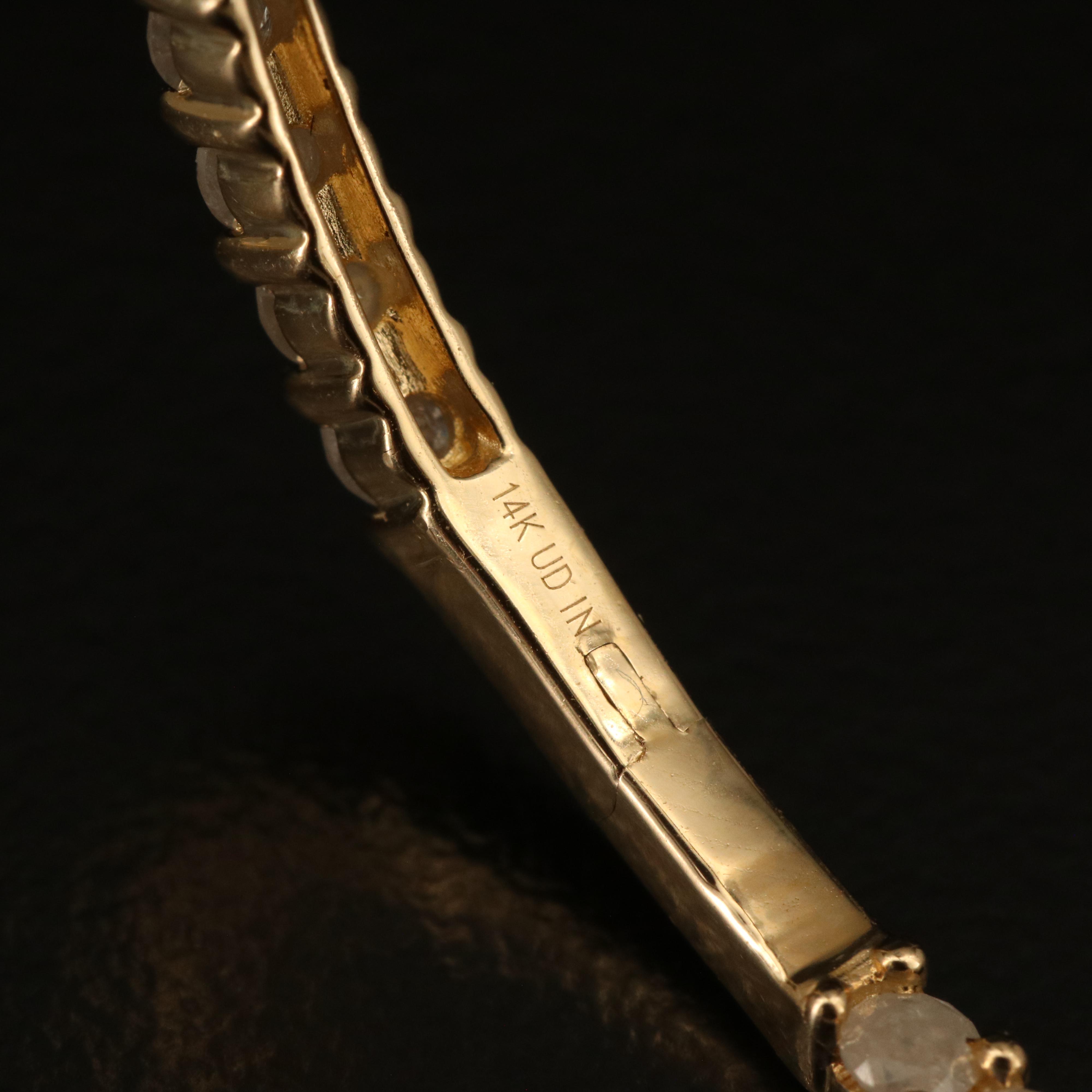 14K 3.04 CTW Diamond Inside-Out Hoop Earrings