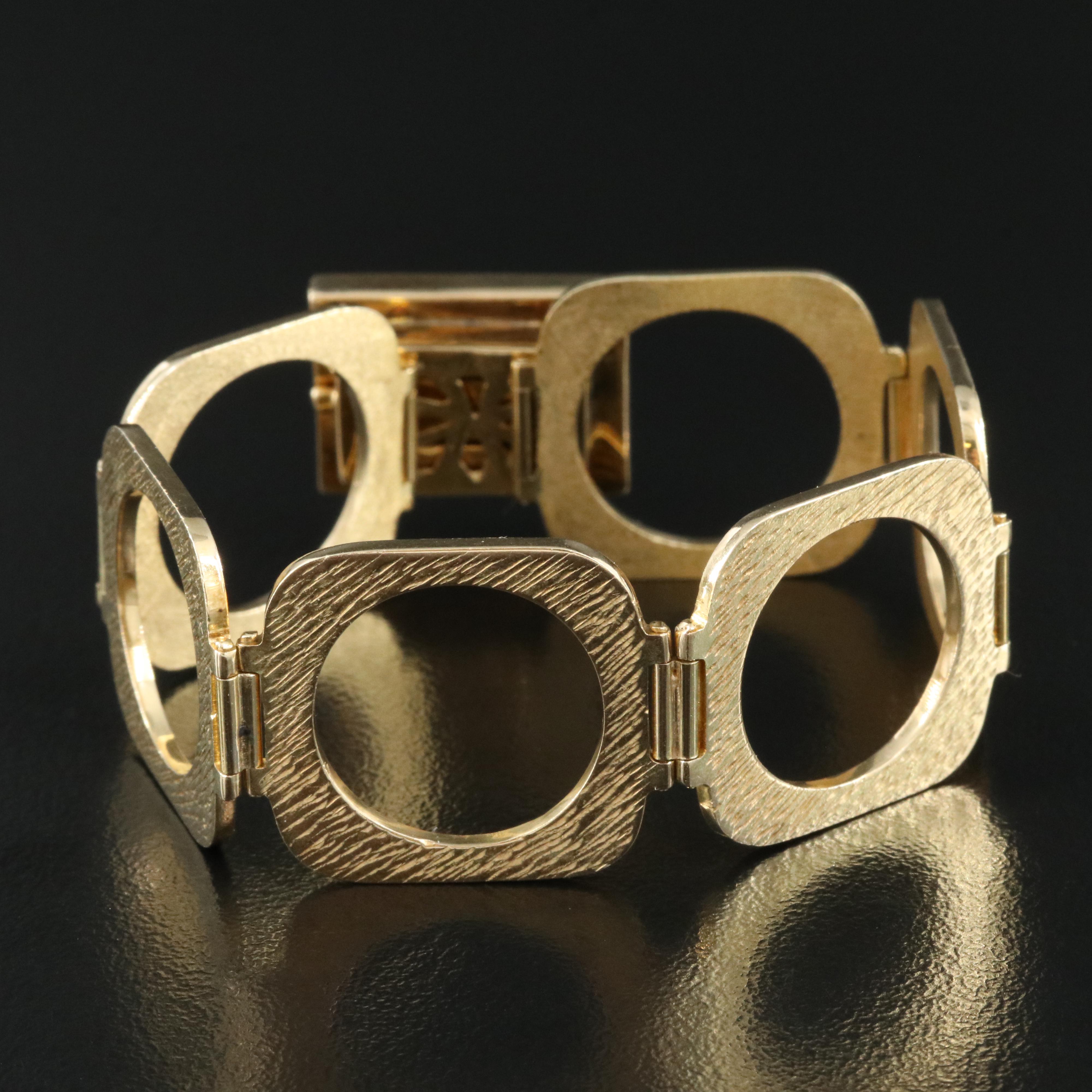 1970s 14K Lapis Lazuli Convertible Bracelet Ring