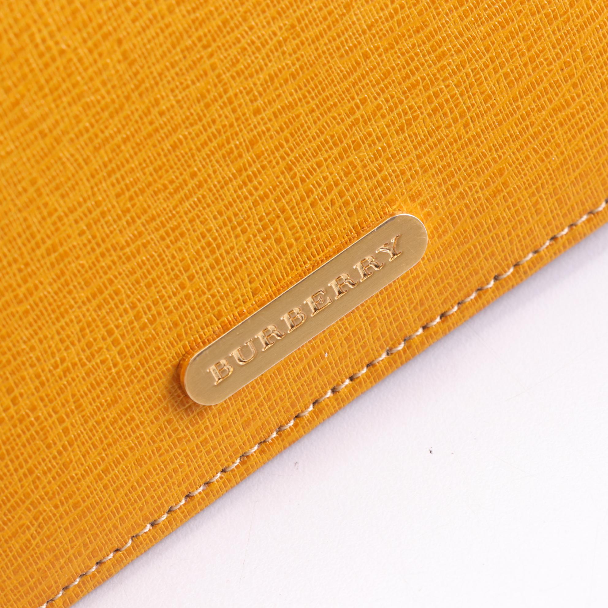 Burberry Card Case in Crossgrain Leather with Box