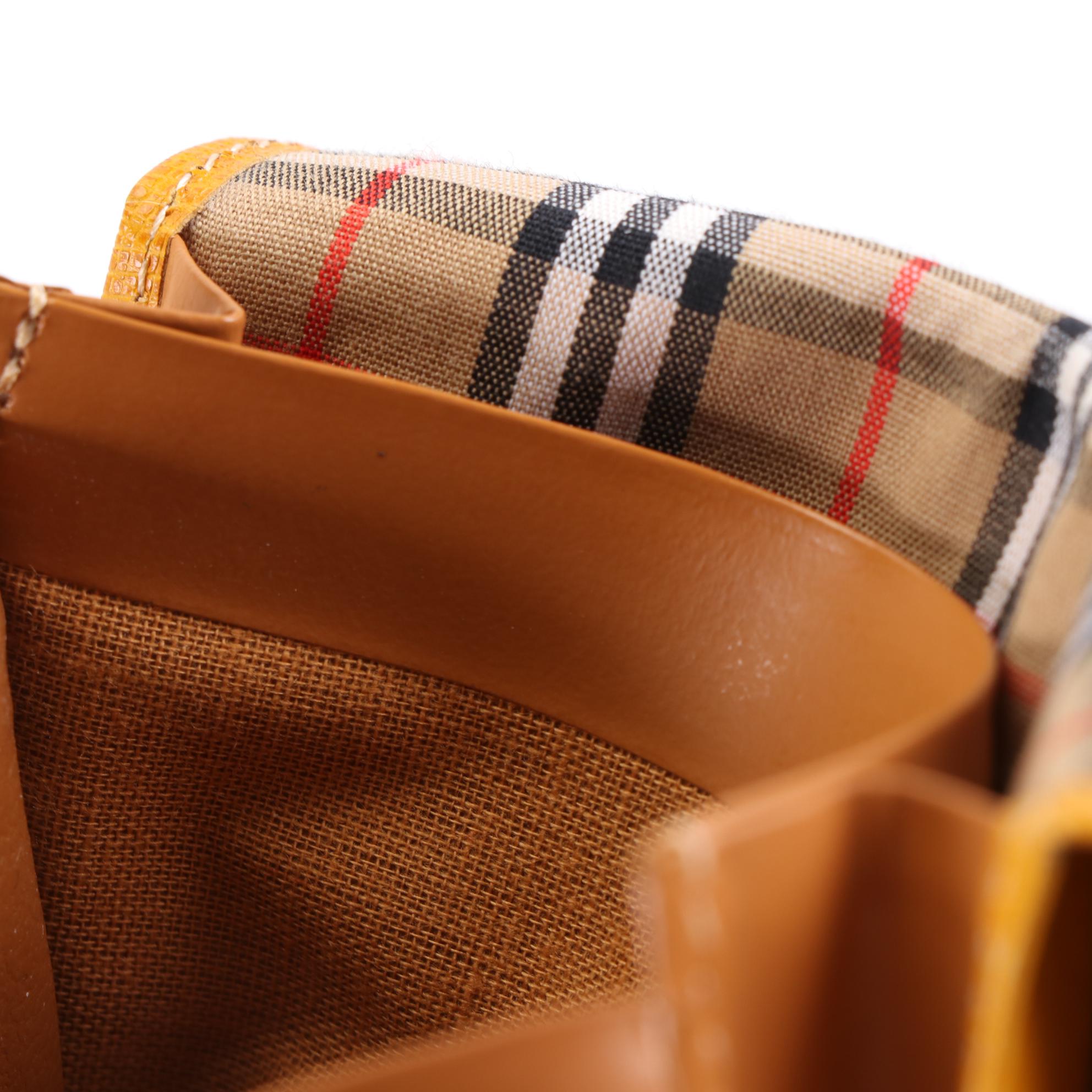 Burberry Card Case in Crossgrain Leather with Box