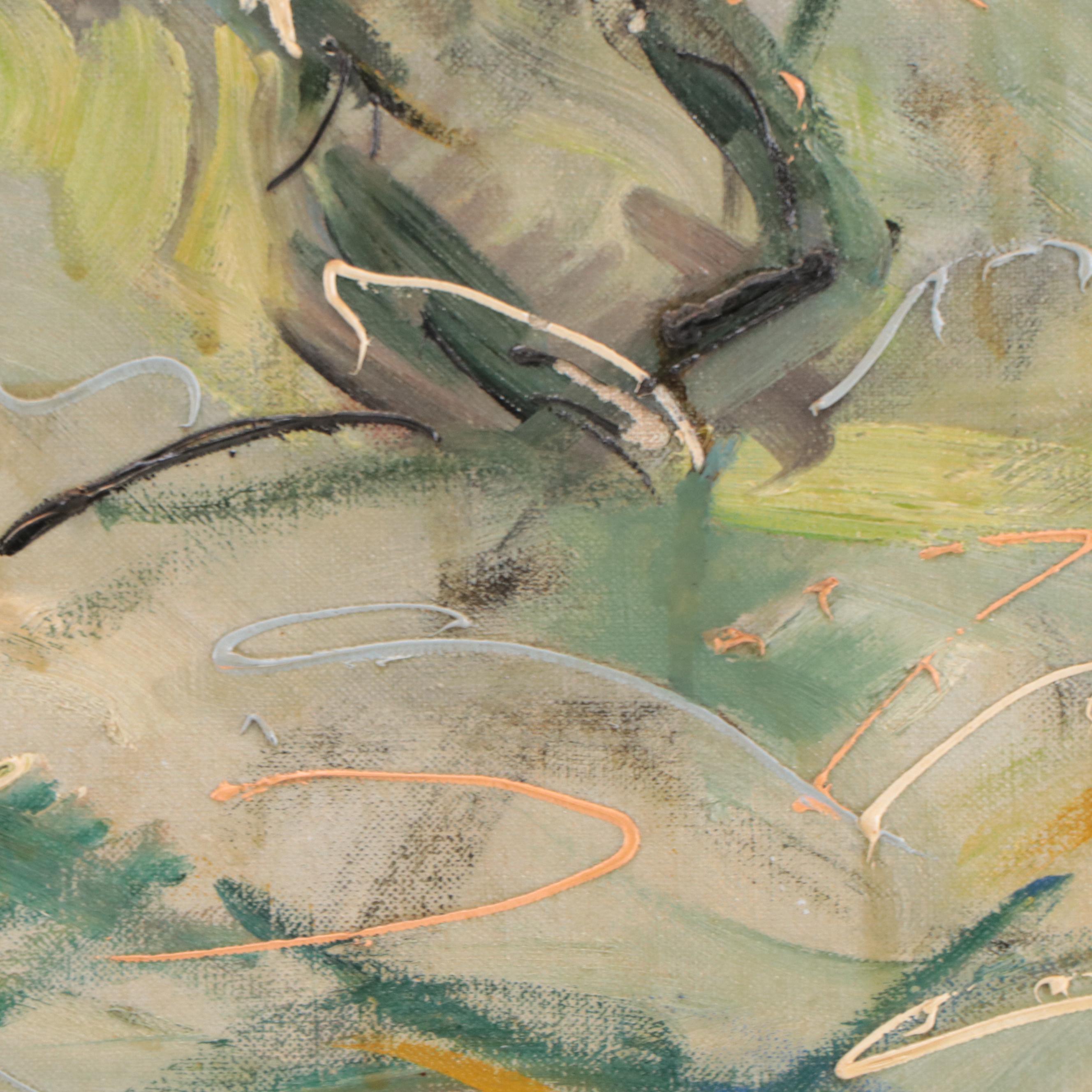 Bent Lauritsen Oil Painting "Flamenco Dancers"