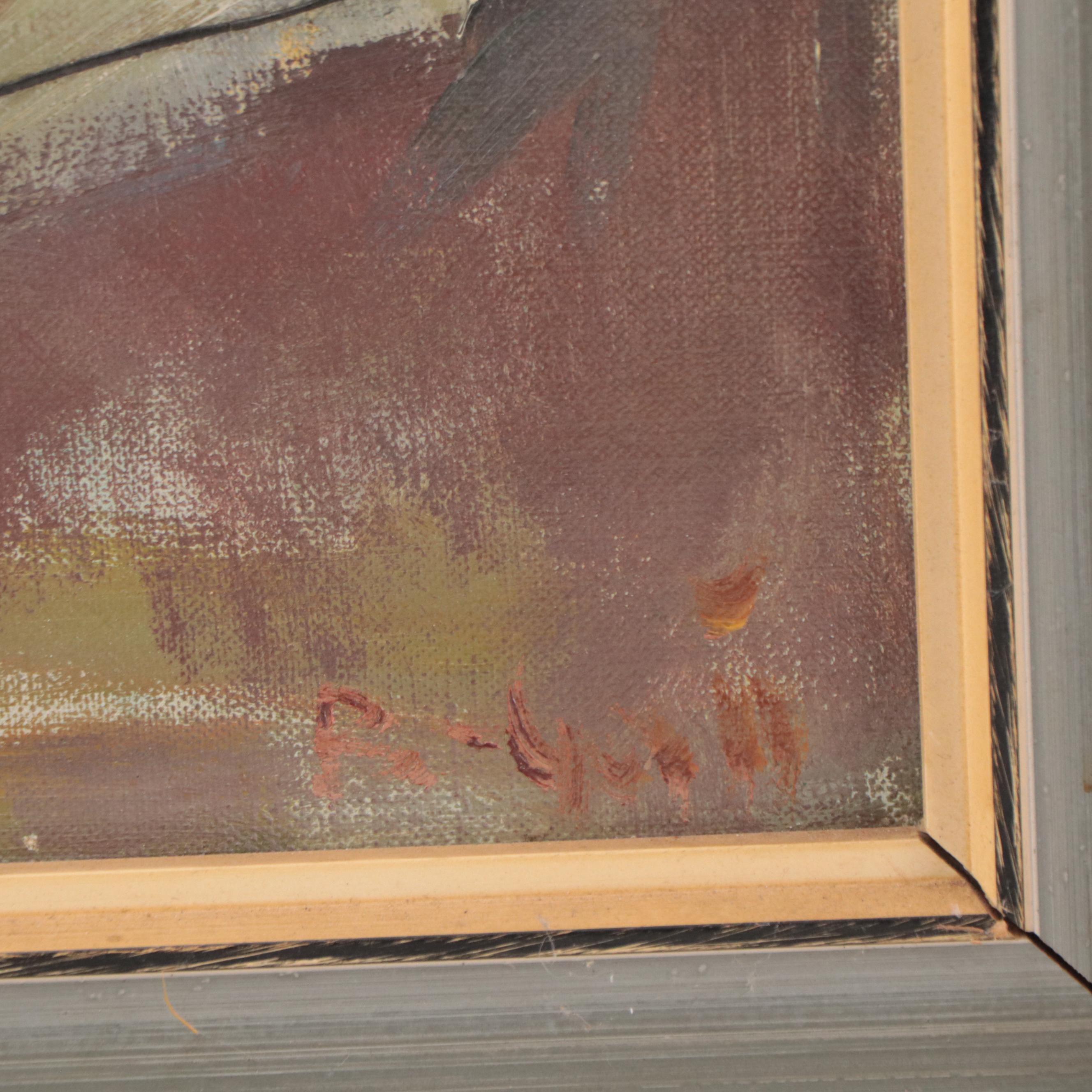 Bent Lauritsen Oil Painting "Flamenco Dancers"