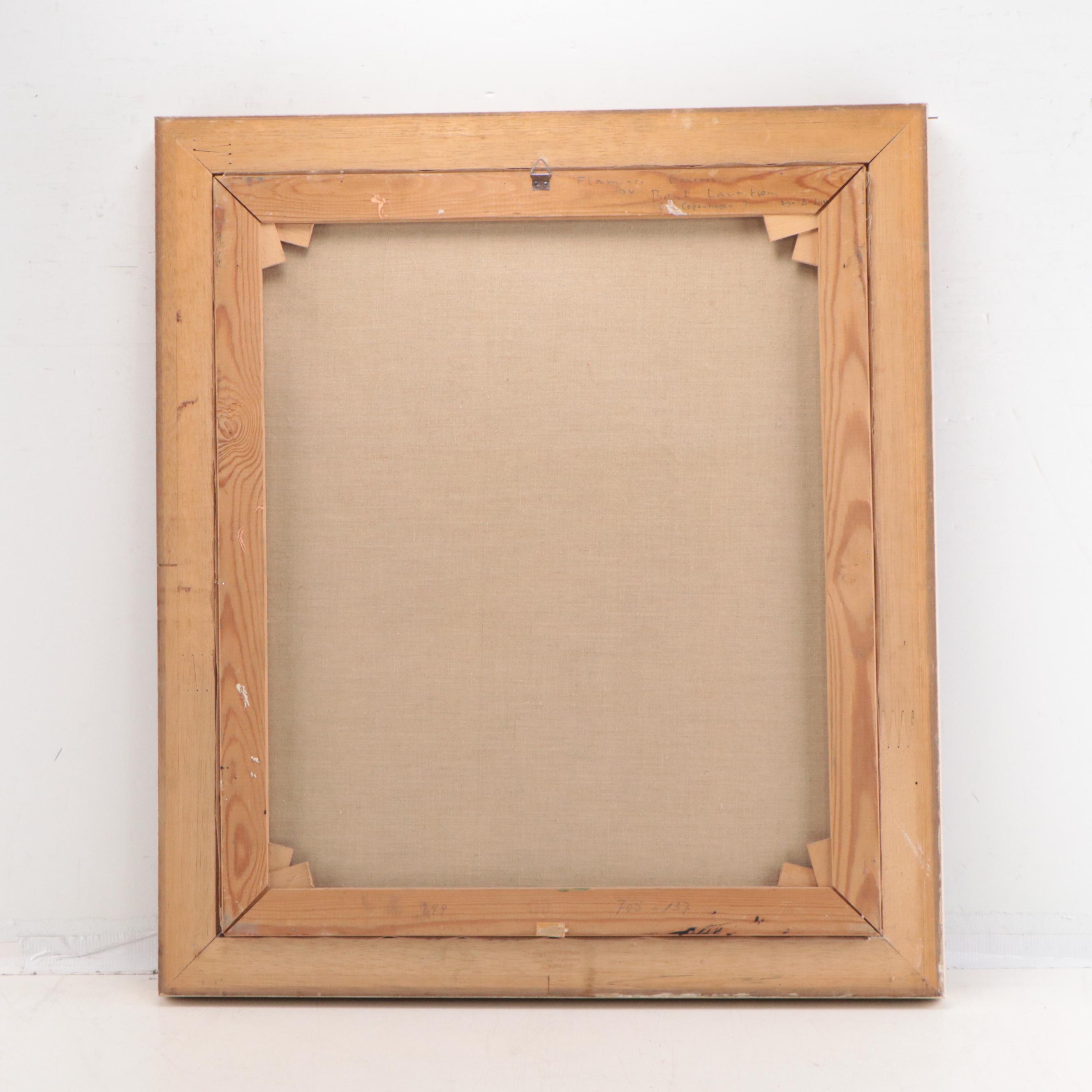 Bent Lauritsen Oil Painting "Flamenco Dancers"