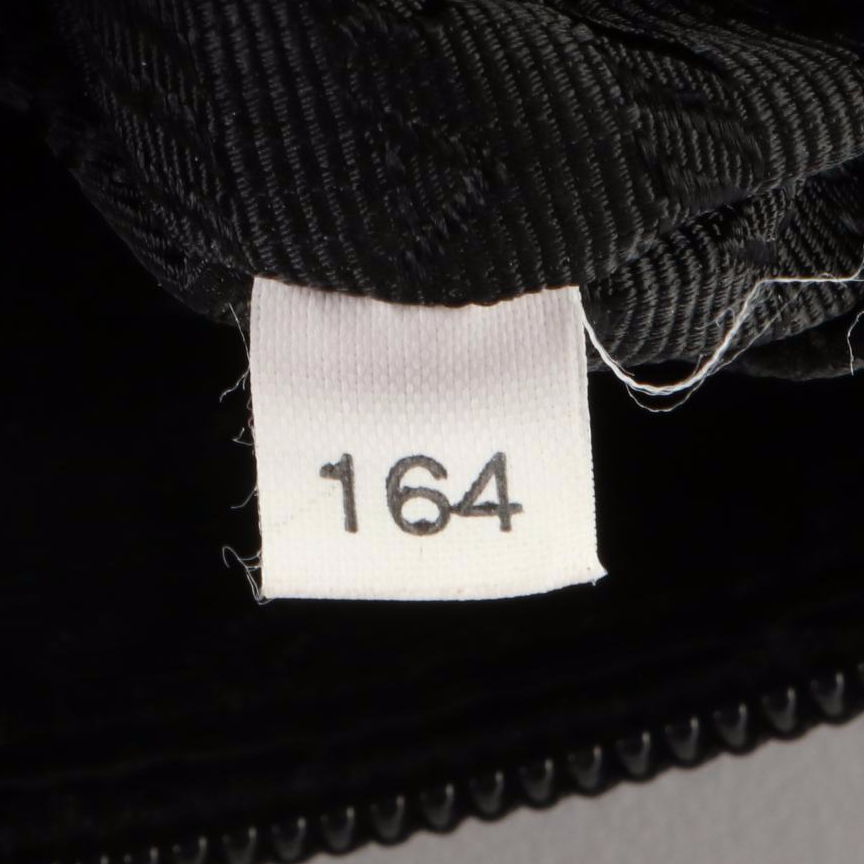 Prada Belt Bag in Black Nylon Gabardine with Leather Trim