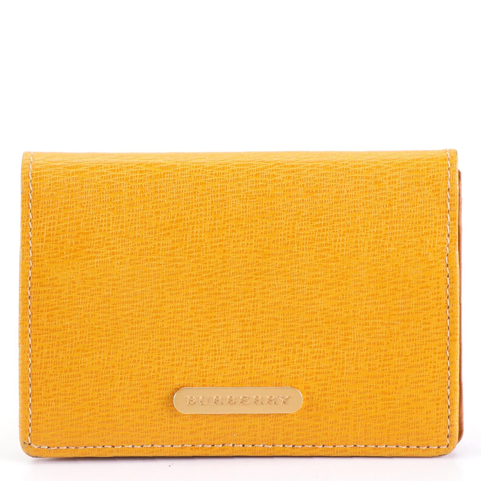 Burberry Card Case in Crossgrain Leather with Box