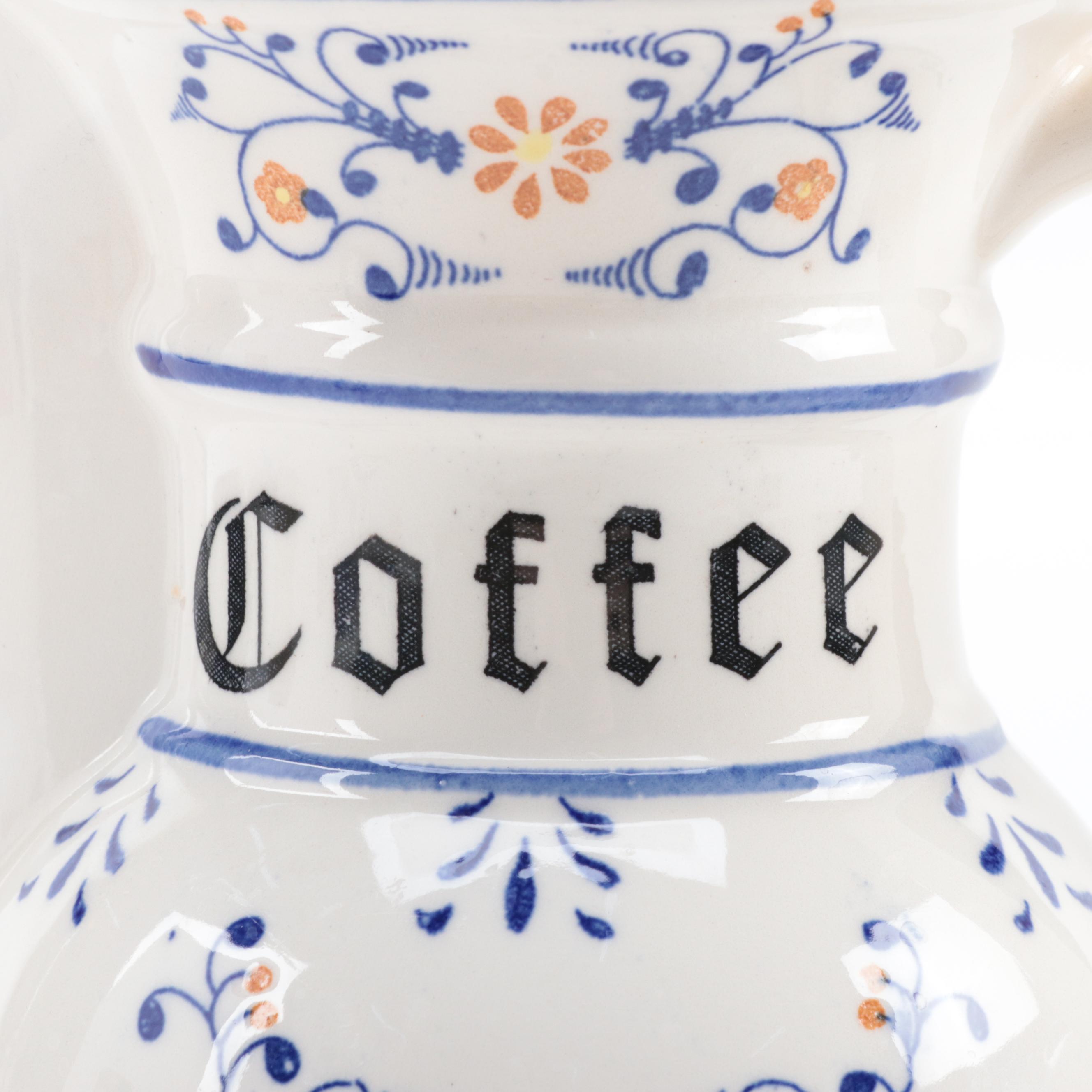 Russian Gzhel and Other Earthenware Table Accessories