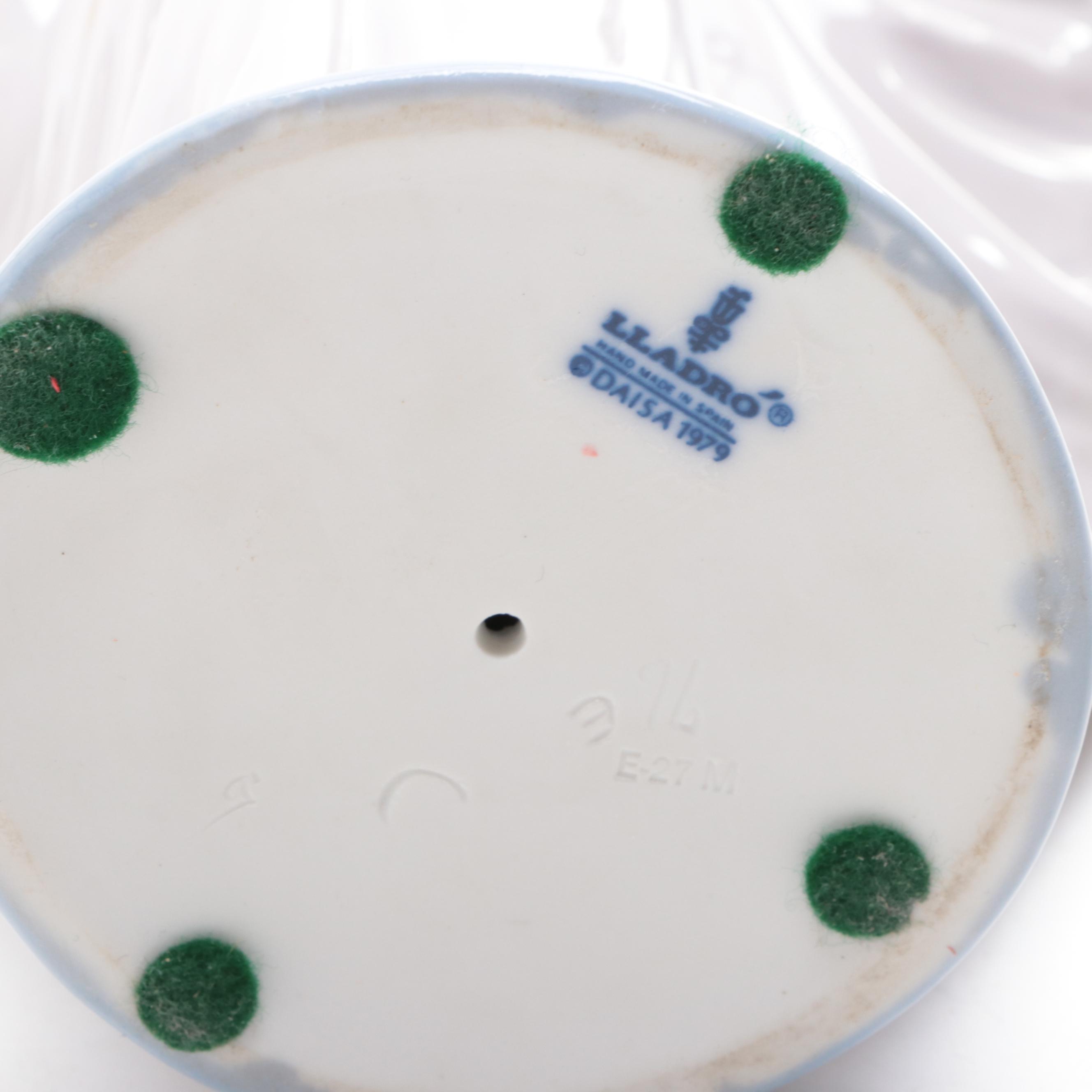 Lladró Porcelain Figurines Including "Angel Thinking"