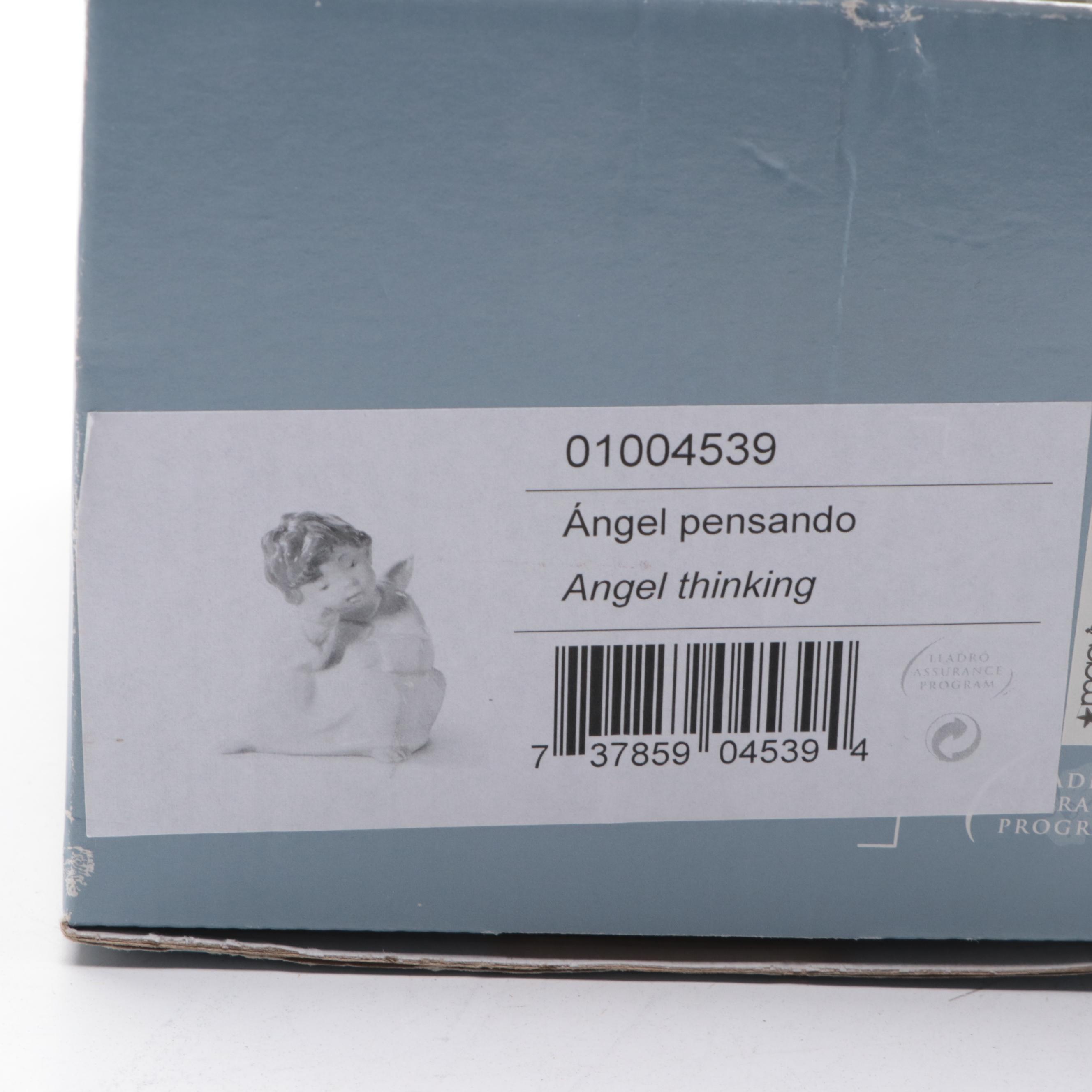 Lladró Porcelain Figurines Including "Angel Thinking"