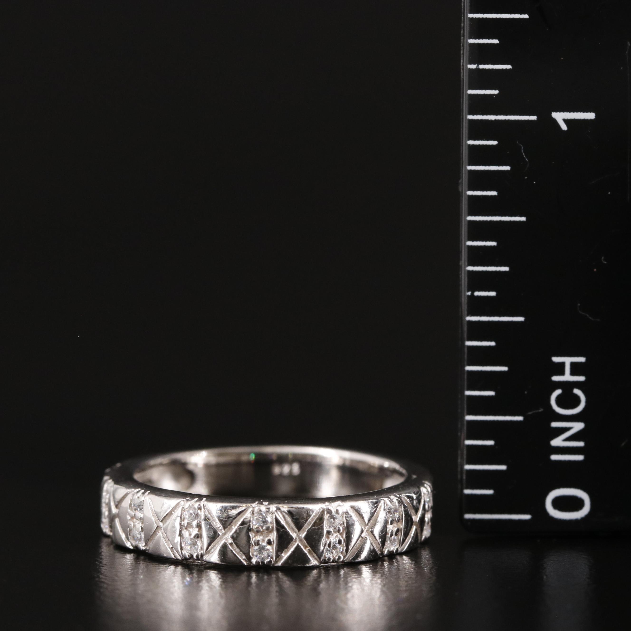 Sterling and Cubic Zirconia Ring