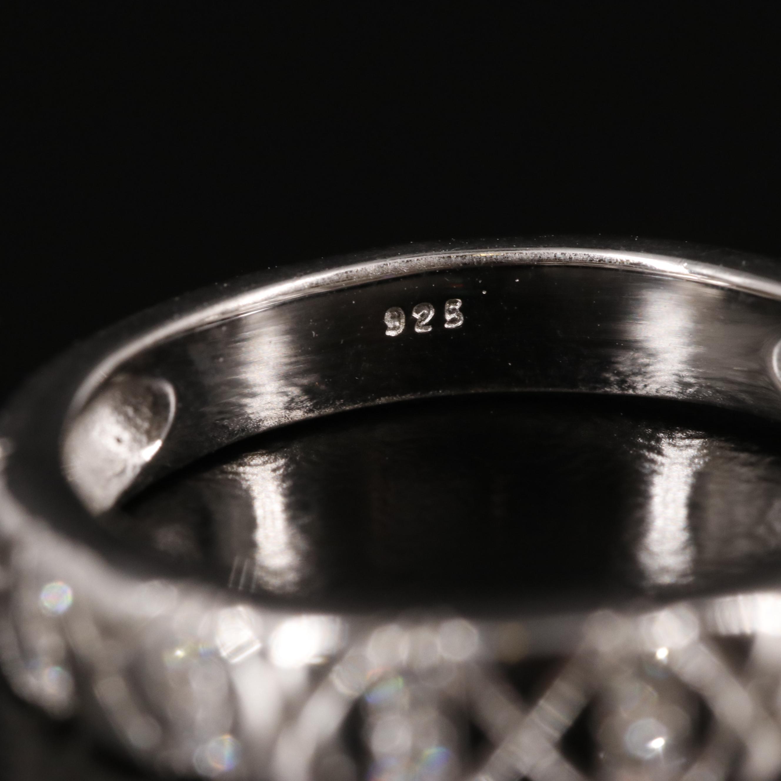 Sterling and Cubic Zirconia Ring