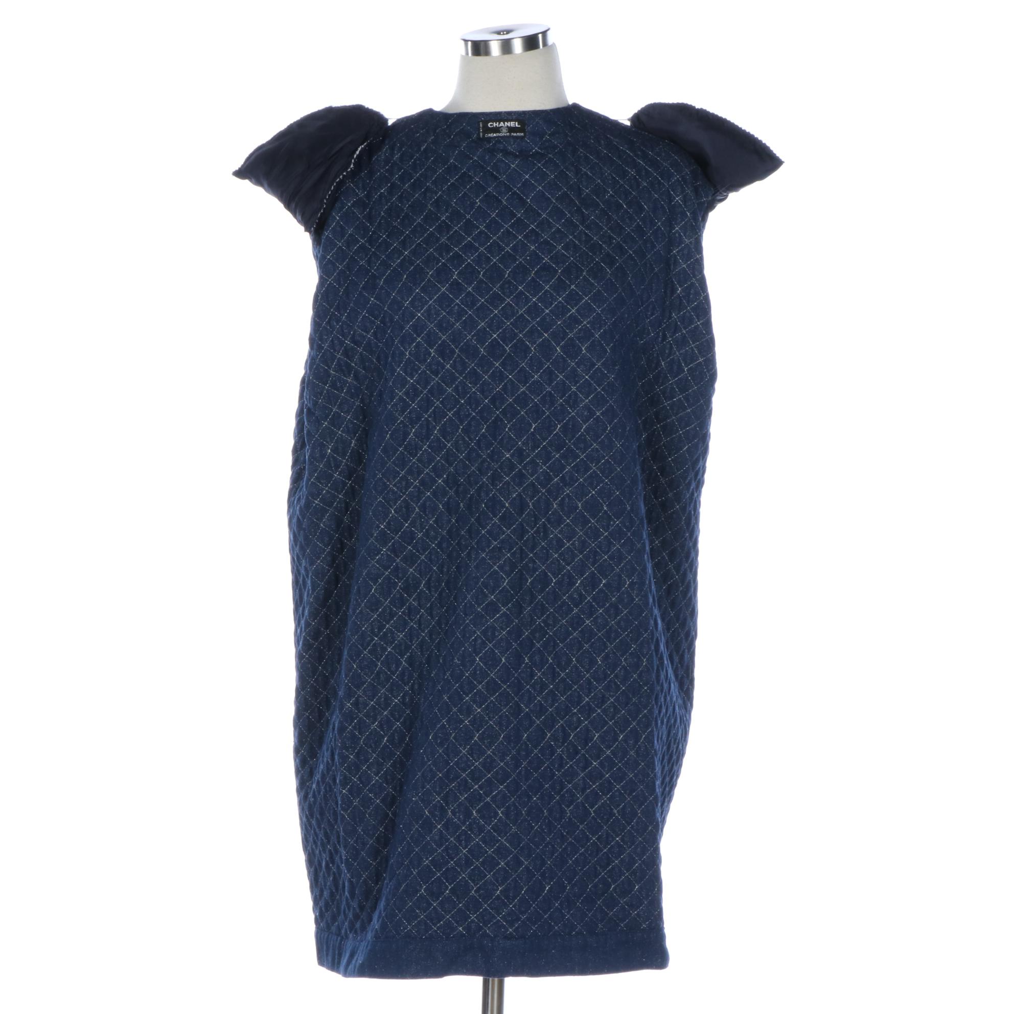 Chanel Créations Double Face Quilted Textile Jacket, 1970s