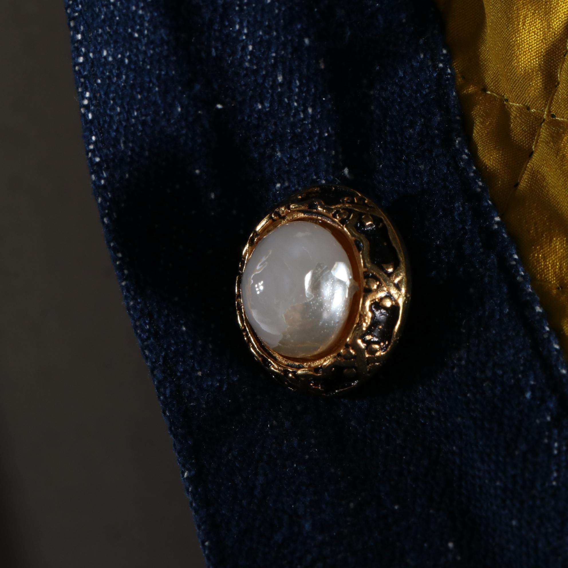 Chanel Créations Double Face Quilted Textile Jacket, 1970s