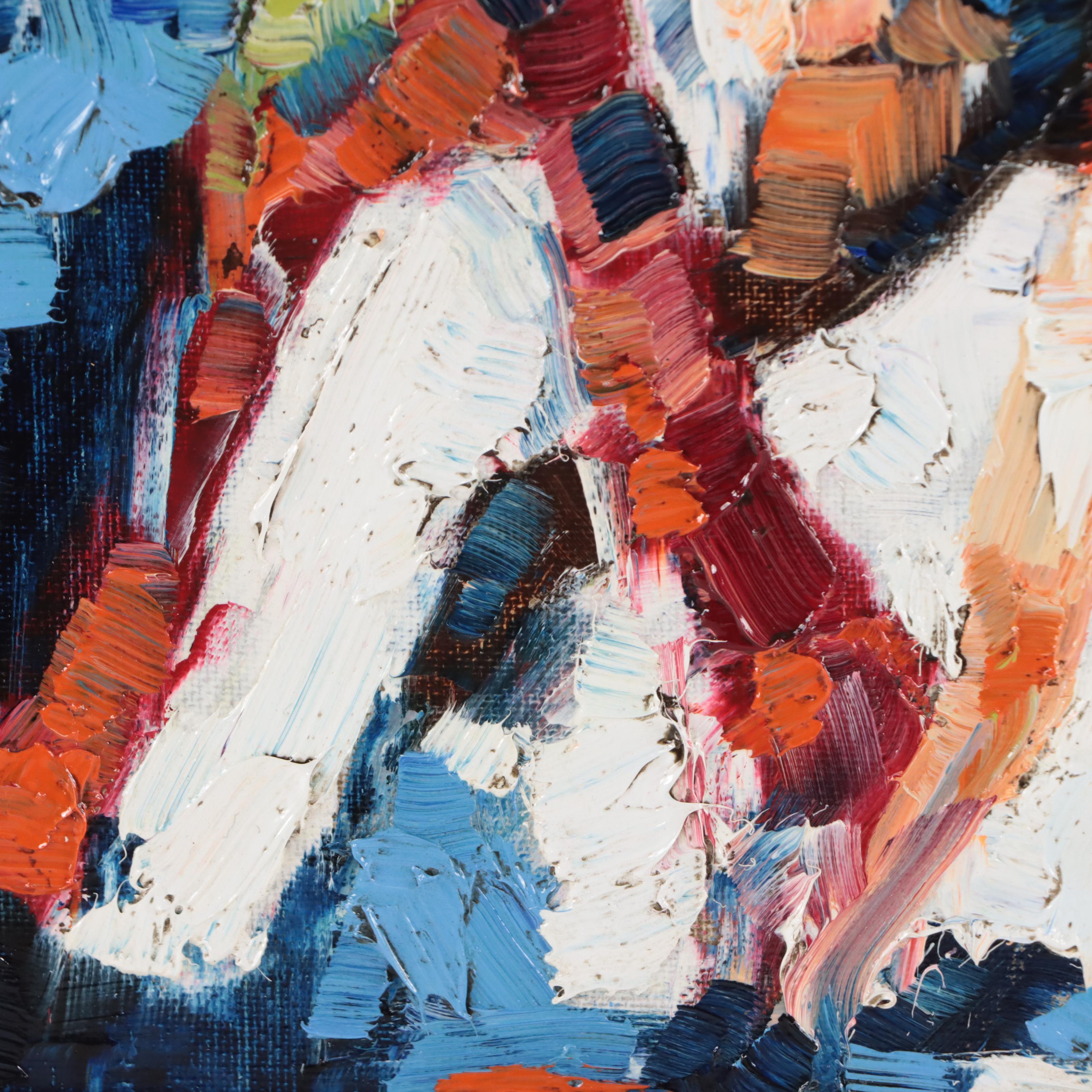 Serguei Novitchkov Figural Oil Painting "Environment Visualization," 2023