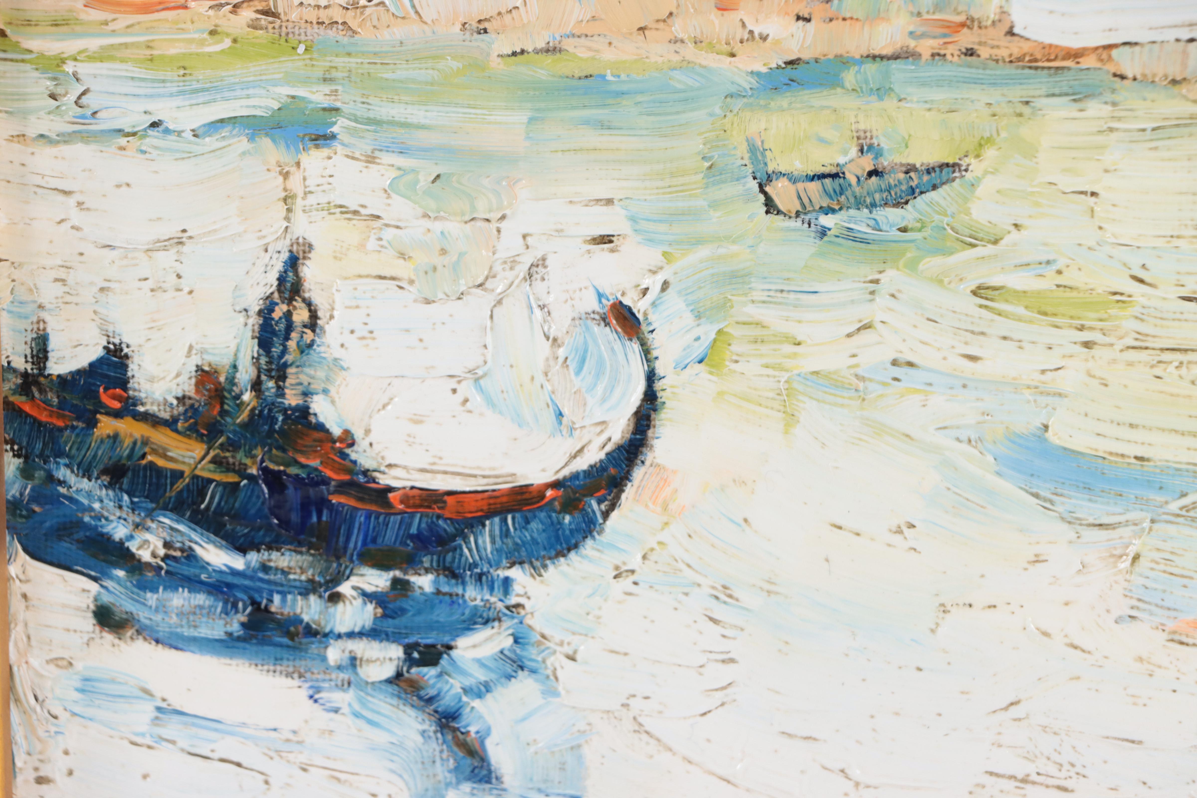 Serguei Novitchkov  Oil Painting "Grand Canal, Venice," 2023