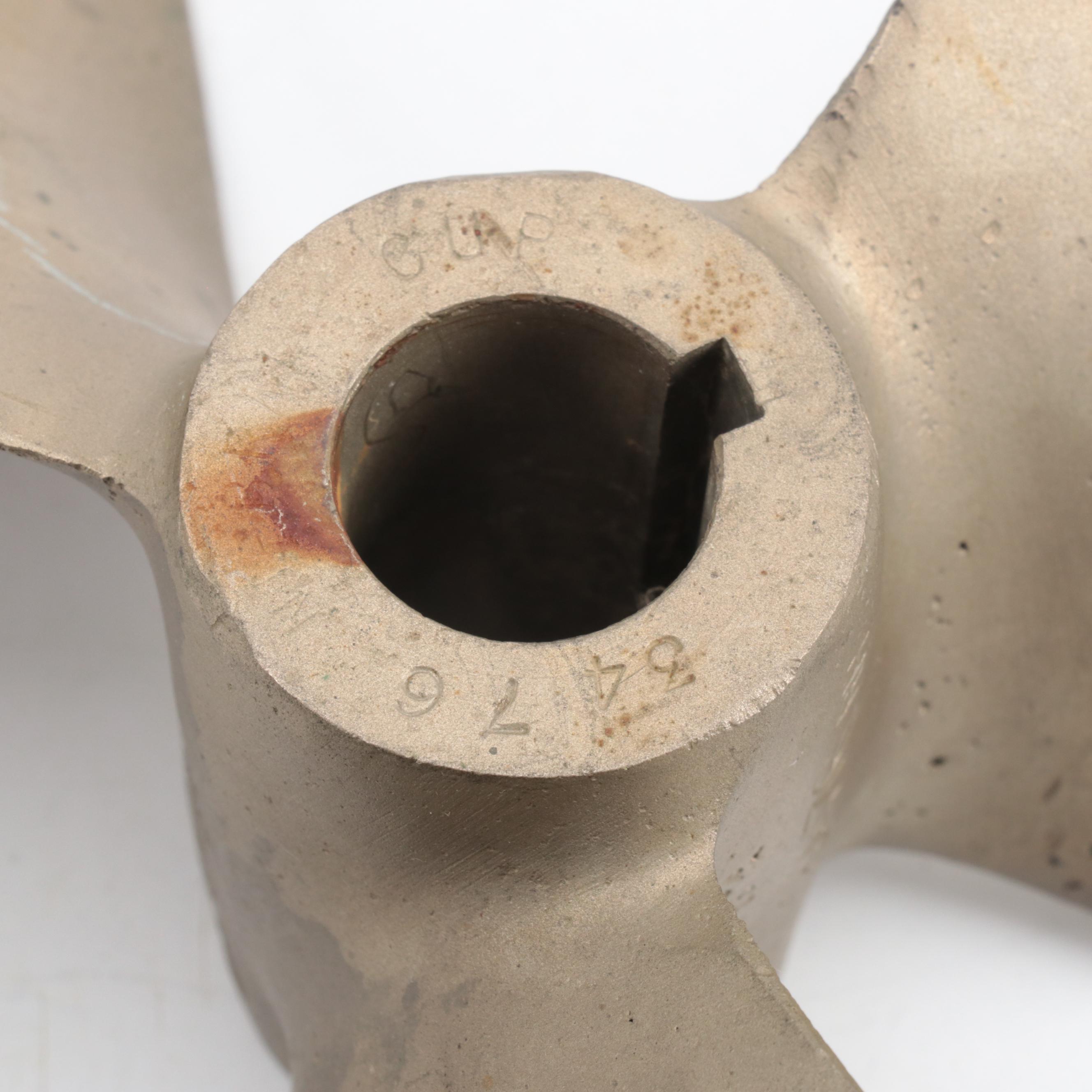 Chris-Craft Metal Boat Propeller, Mid-20th Century