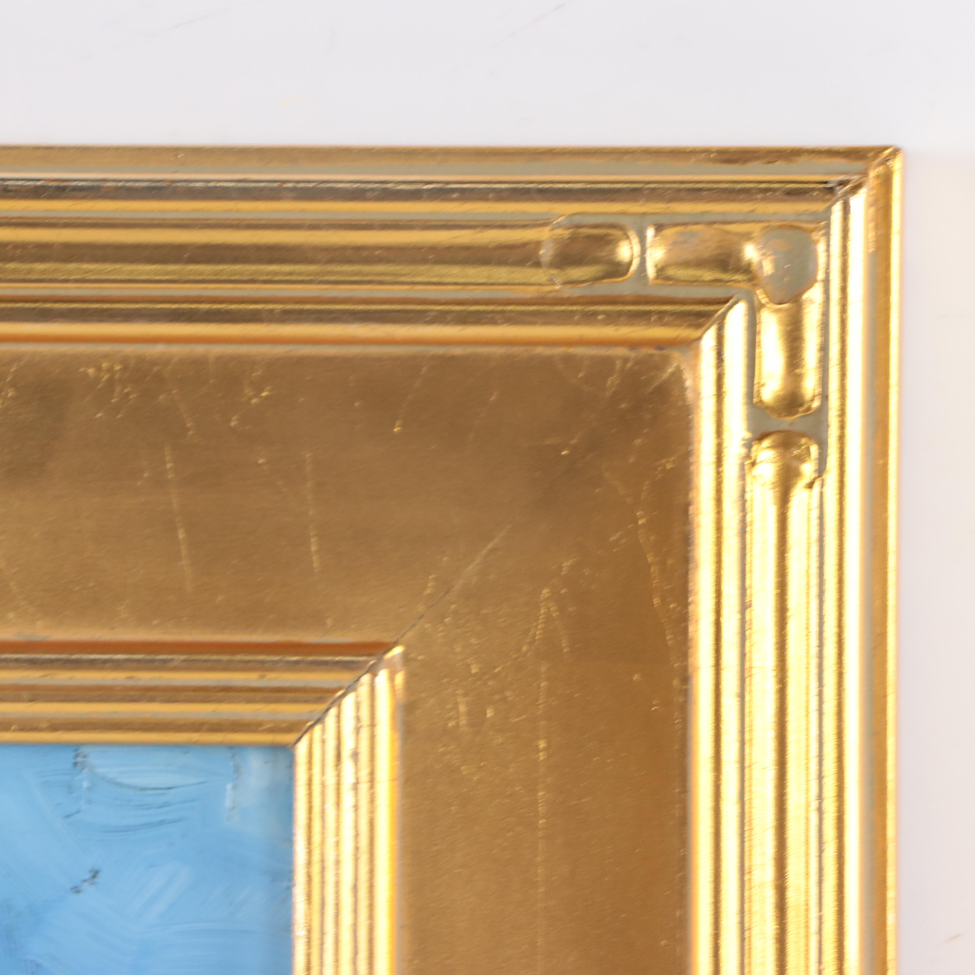 Serguei Novitchkov Street Scene Oil Painting "Genoa, Italy," 2023