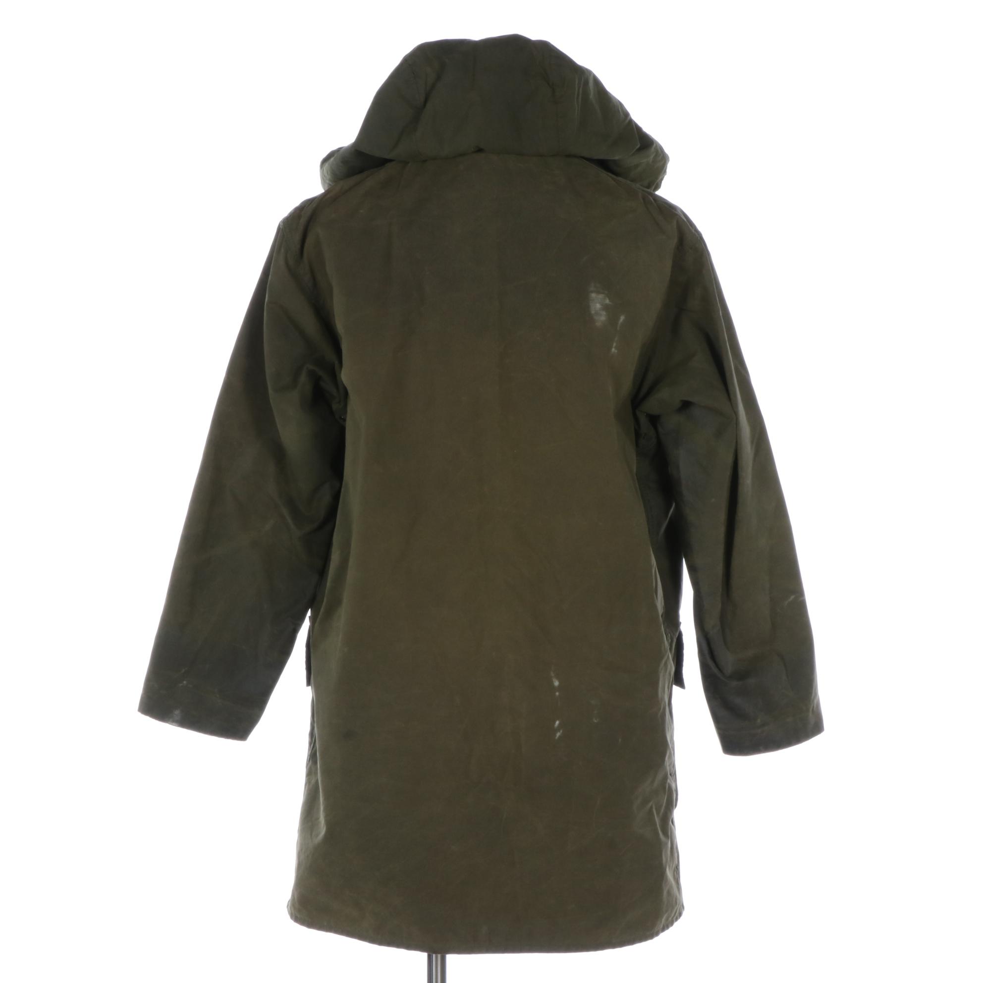 Men's Barbour Border Jacket in Waxed Cotton