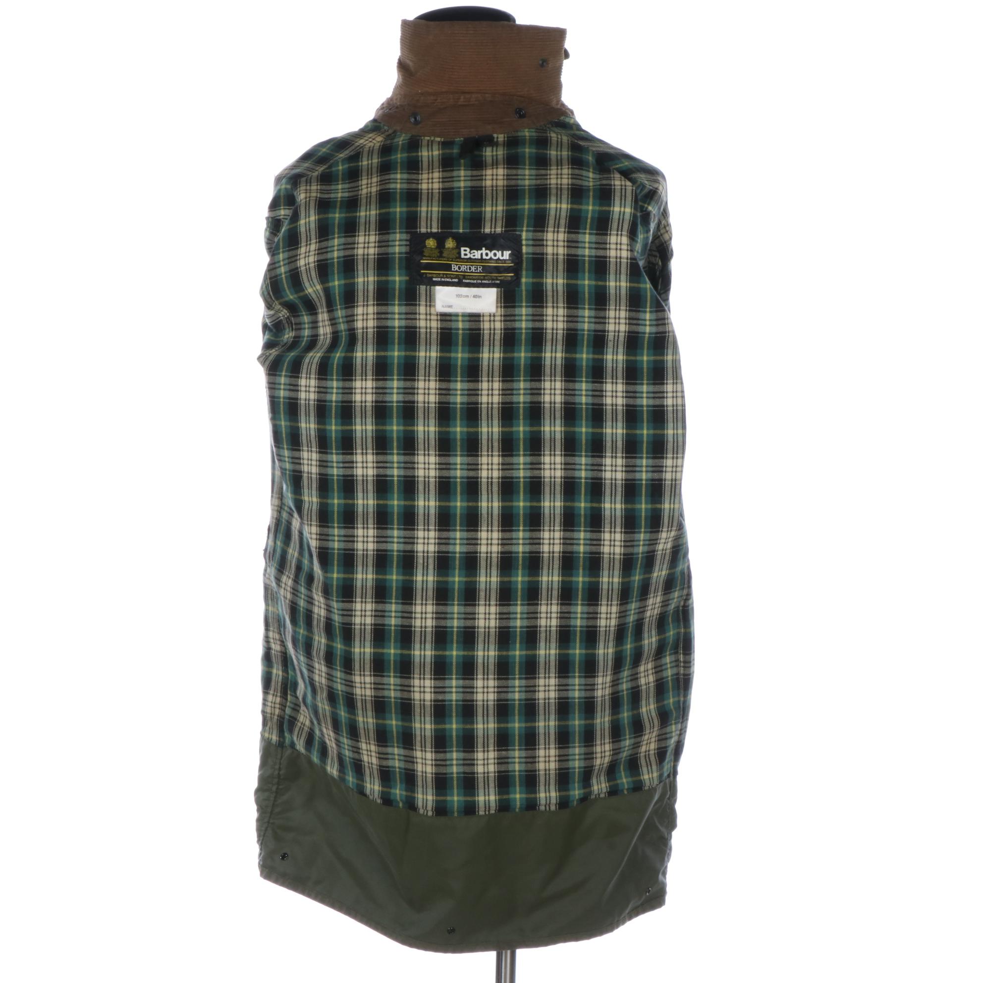 Men's Barbour Border Jacket in Waxed Cotton