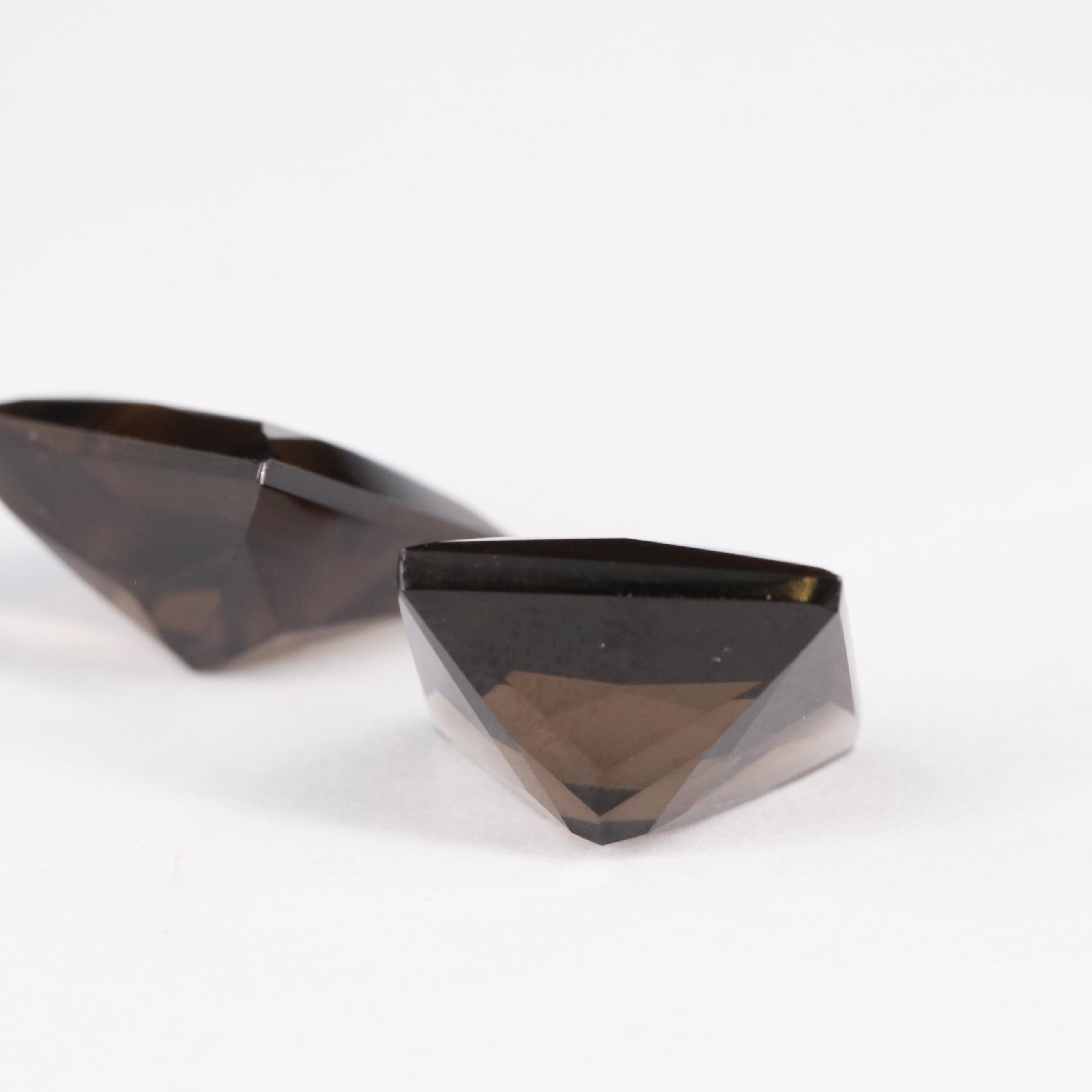 Loose 14.80 CTW Smoky Quartz