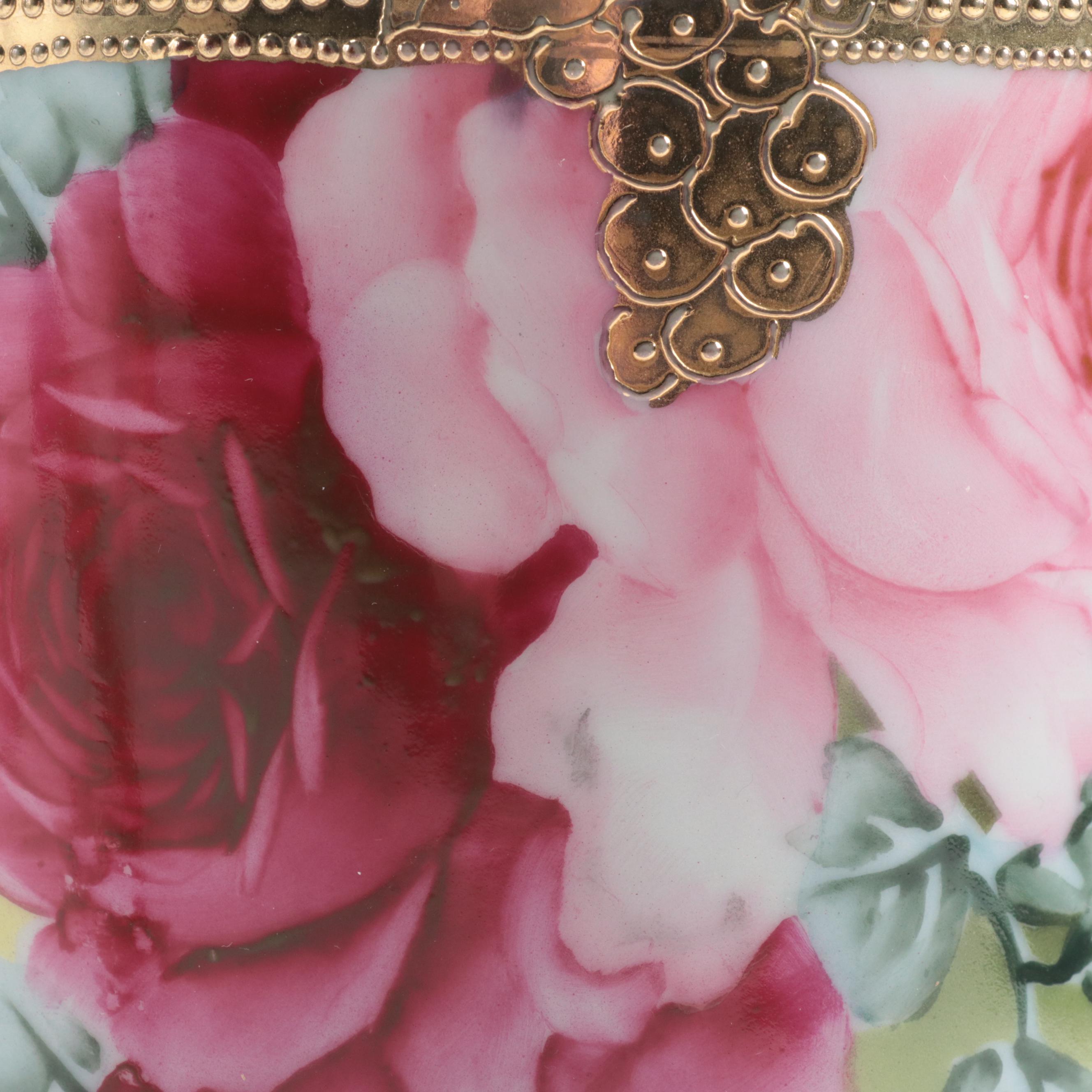 Morimura Brothers Nippon Hand-Painted Porcelain Bowl and Other Vase