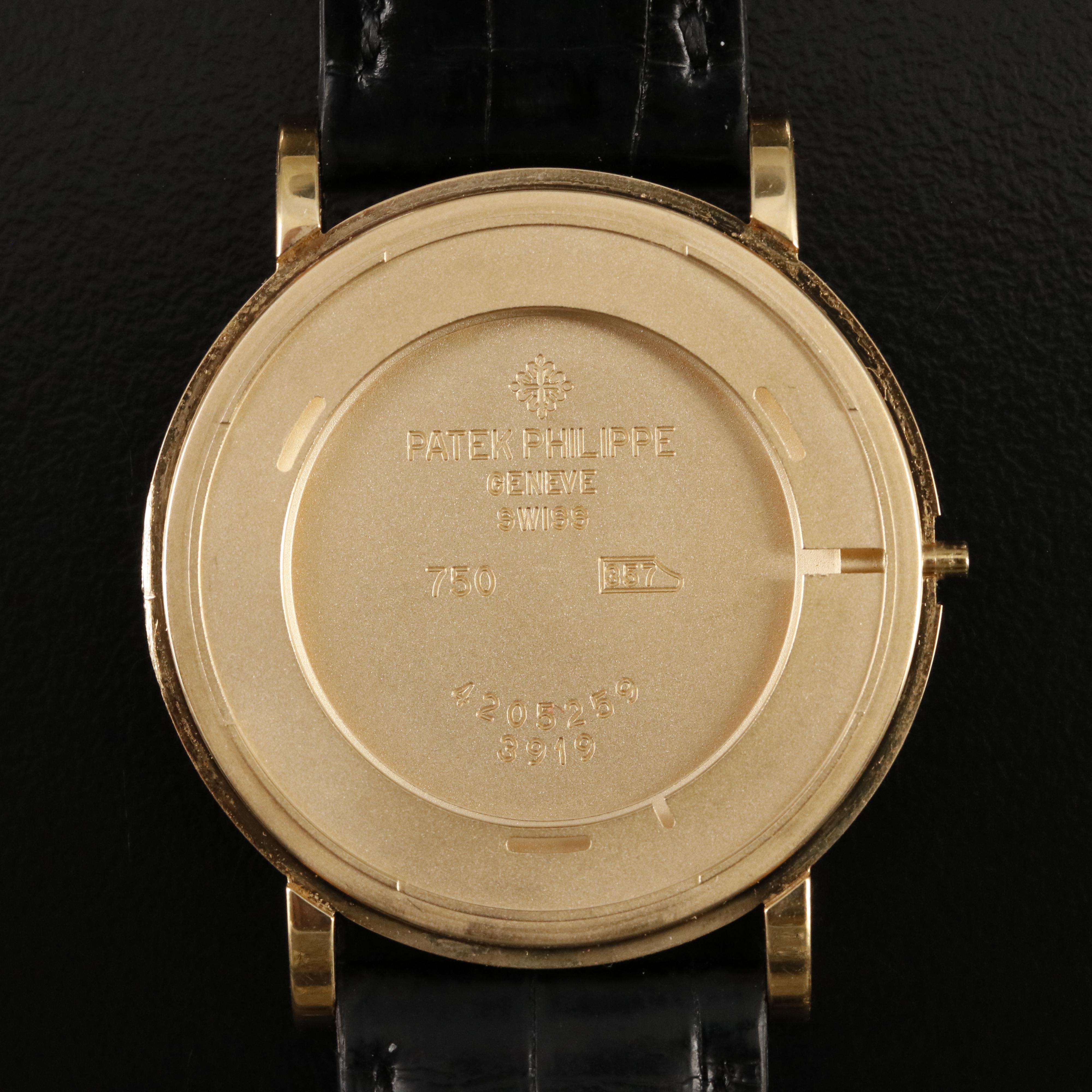 18K Patek Philippe for Tiffany & Co. Calatrava Hobnail Case Watch