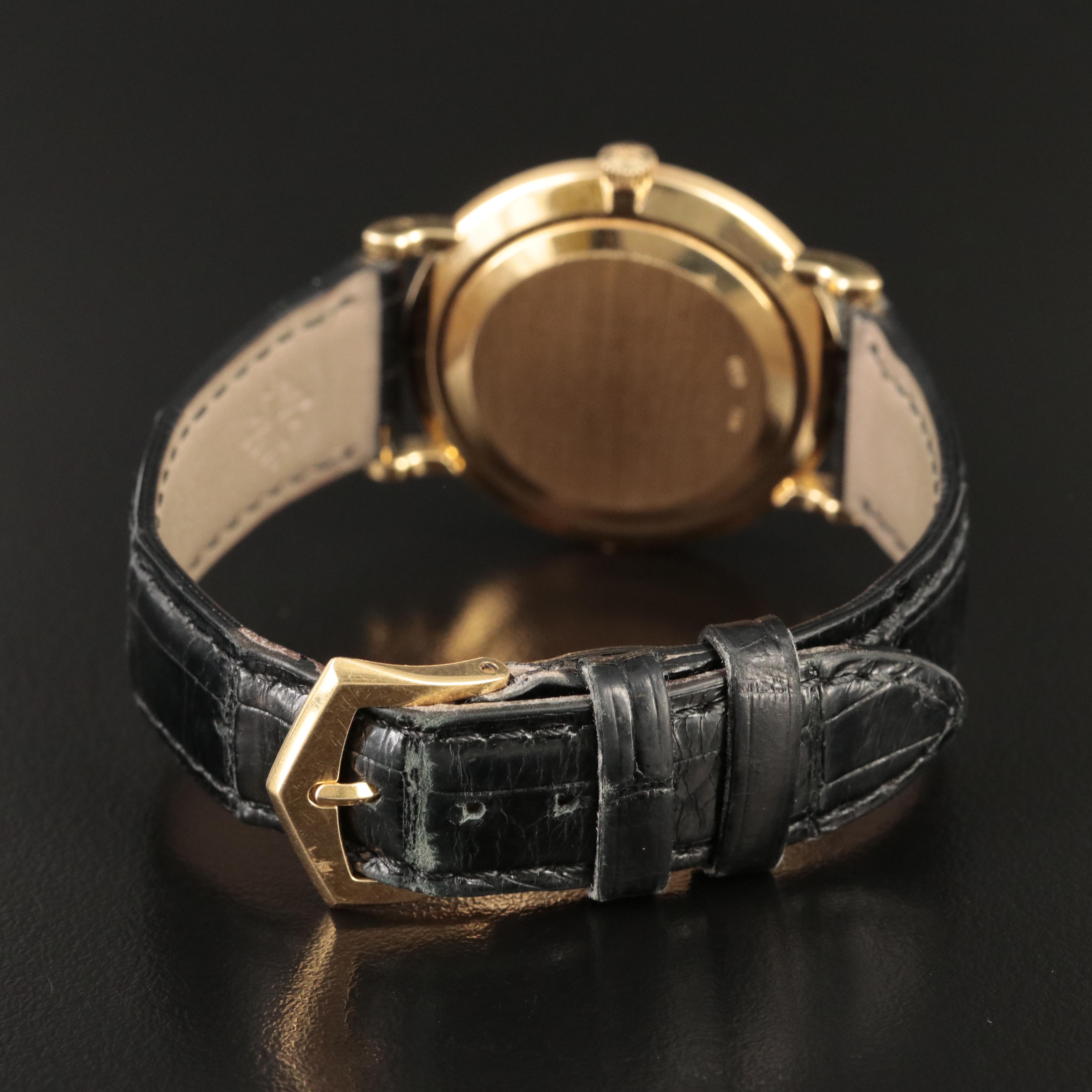 18K Patek Philippe for Tiffany & Co. Calatrava Hobnail Case Watch