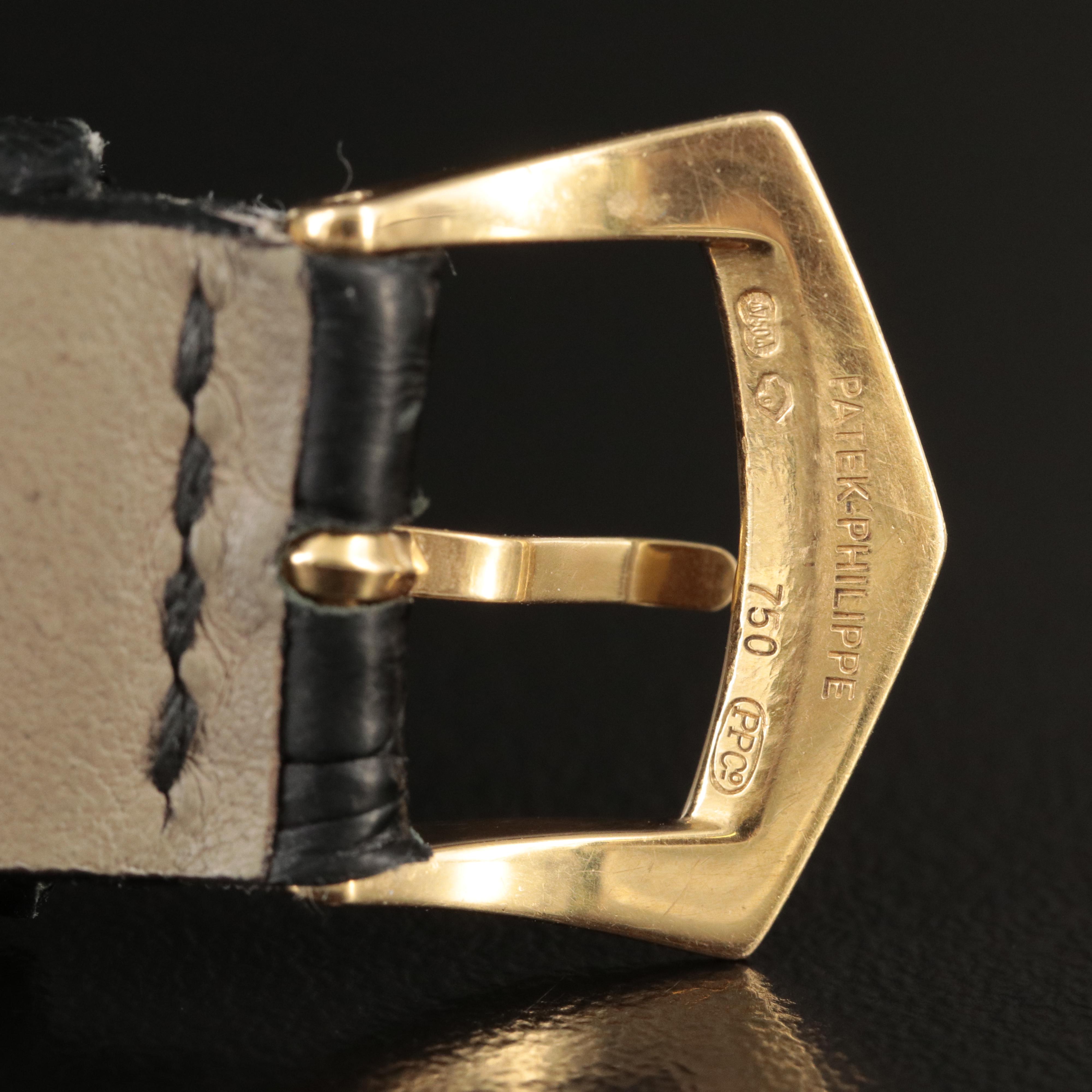 18K Patek Philippe for Tiffany & Co. Calatrava Hobnail Case Watch