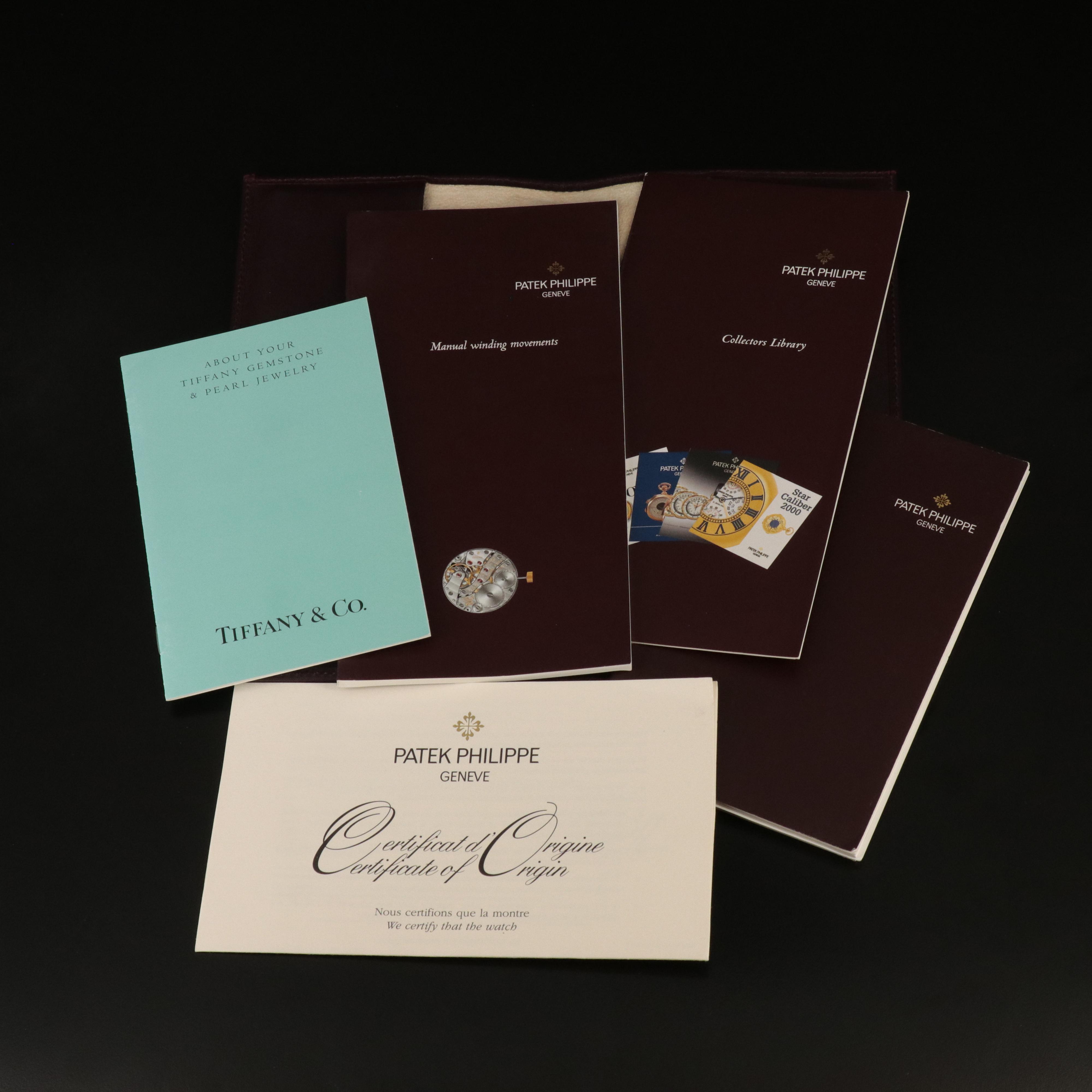 18K Patek Philippe for Tiffany & Co. Calatrava Hobnail Case Watch