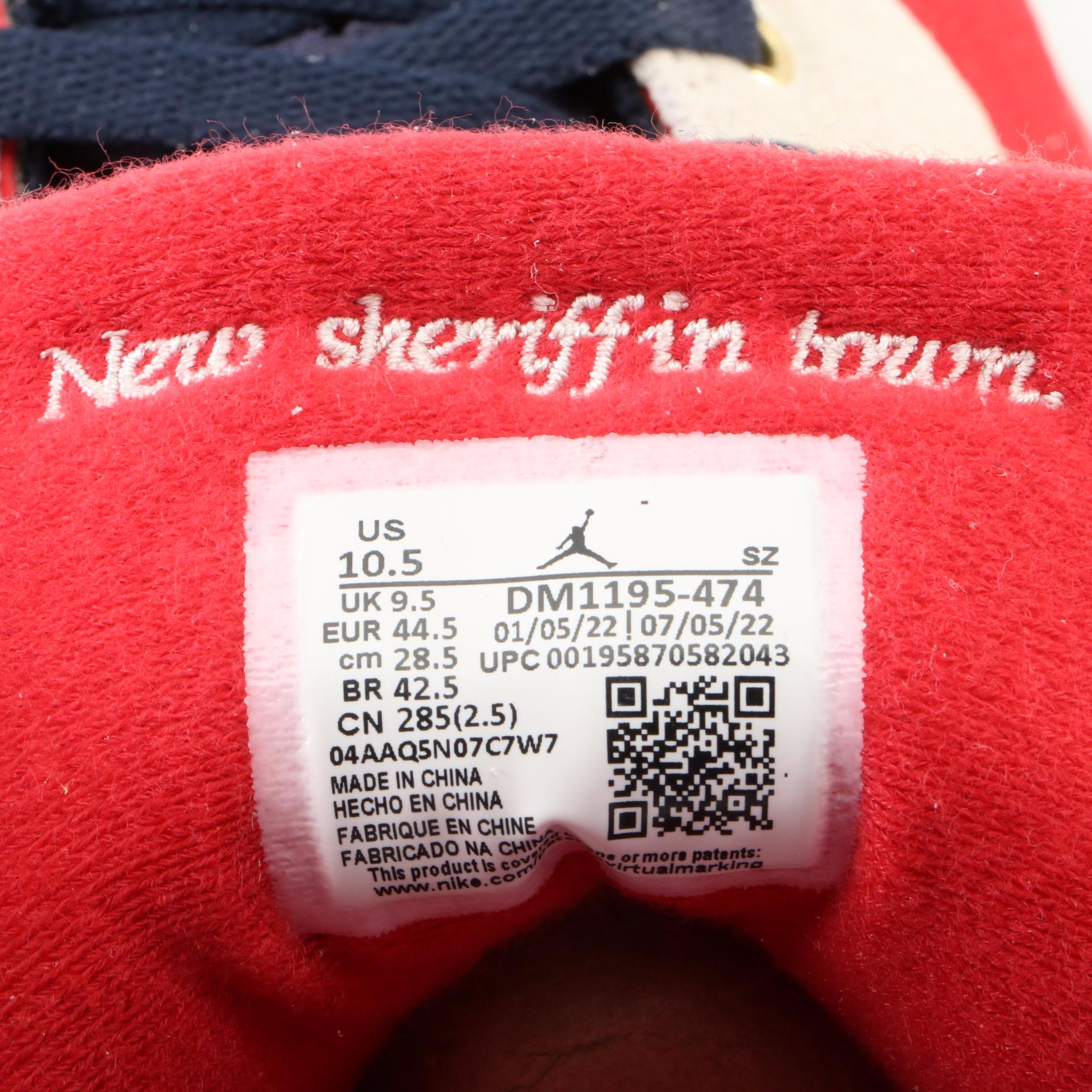 Nike Air Jordan 7 Retro SP x Trophy Room New Sheriff in Town Sneakers