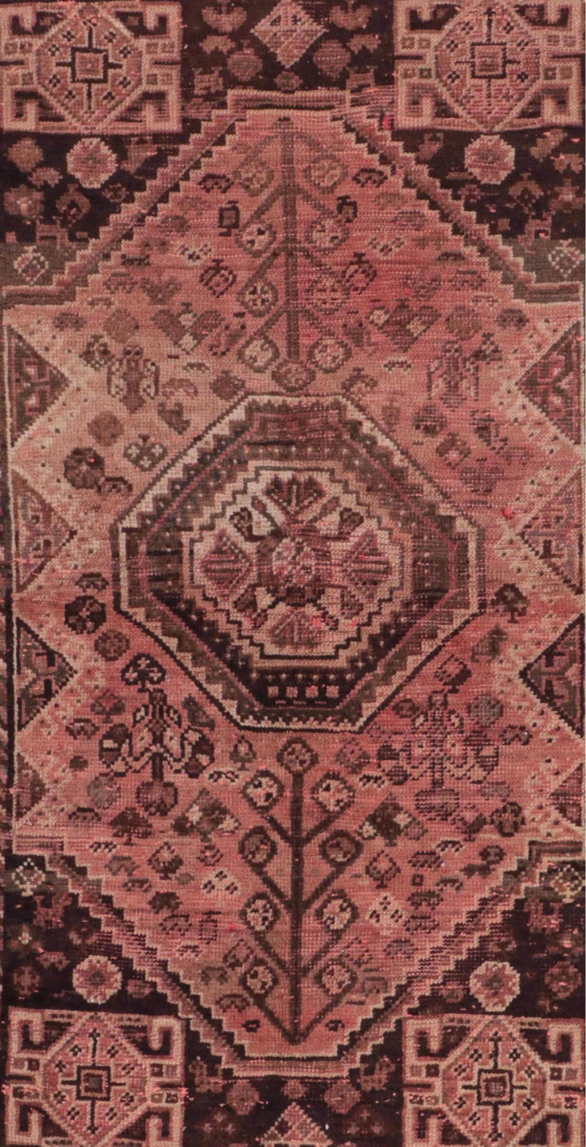 3'4 x 5'2 Hand-Knotted Persian Qashqai Area Rug