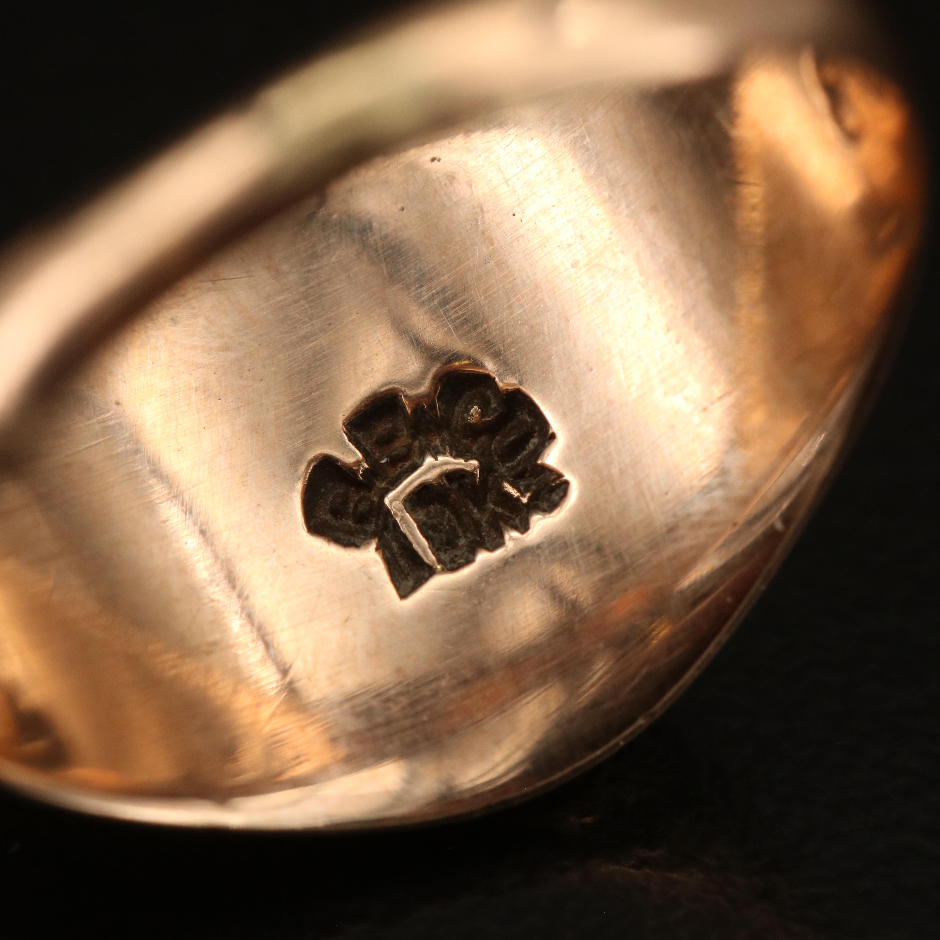 Vintage 10K Signet Ring