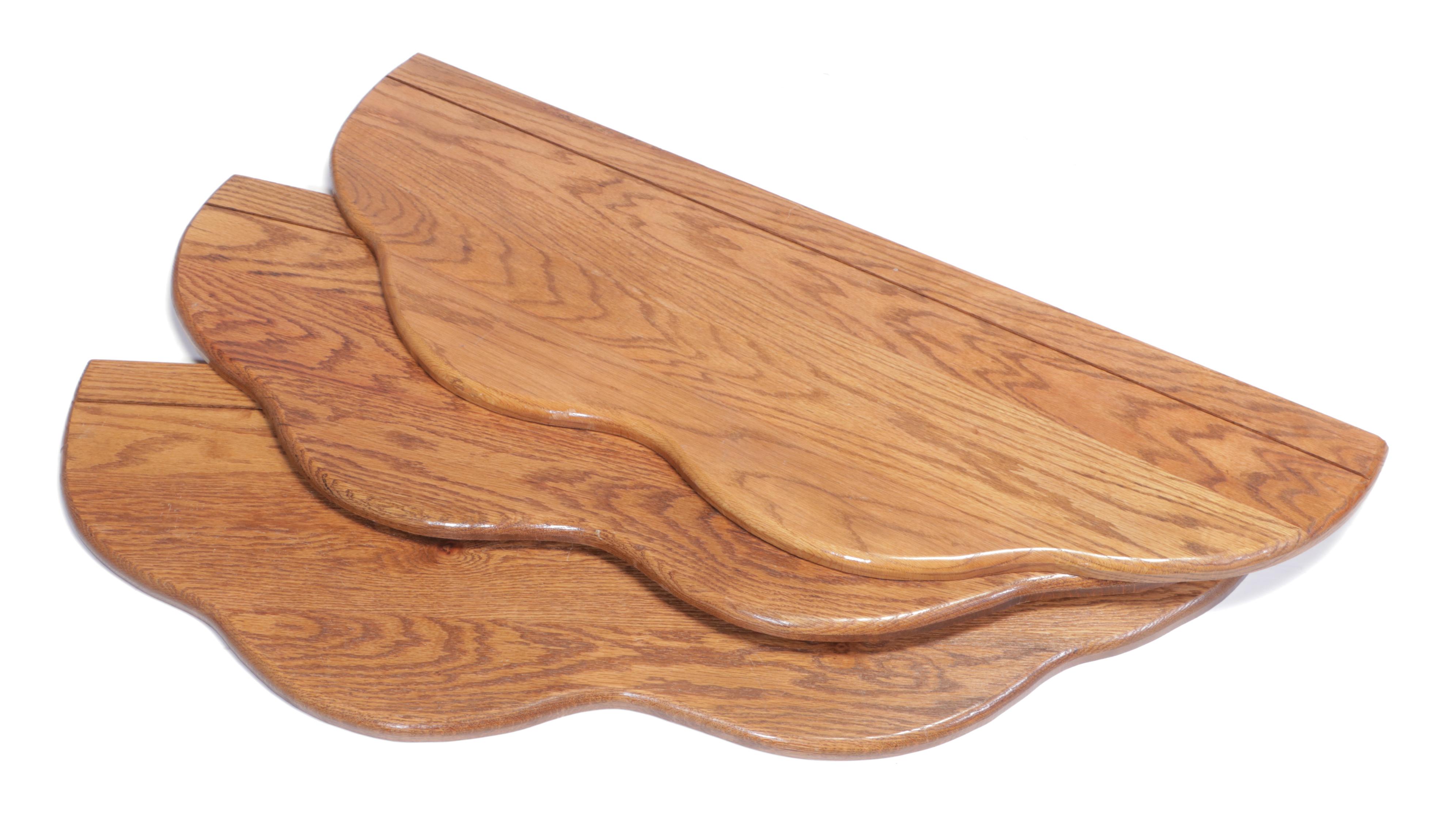 Empire Revival Style Oak Serpentine-Front Display Cabinet, Late 20th Century