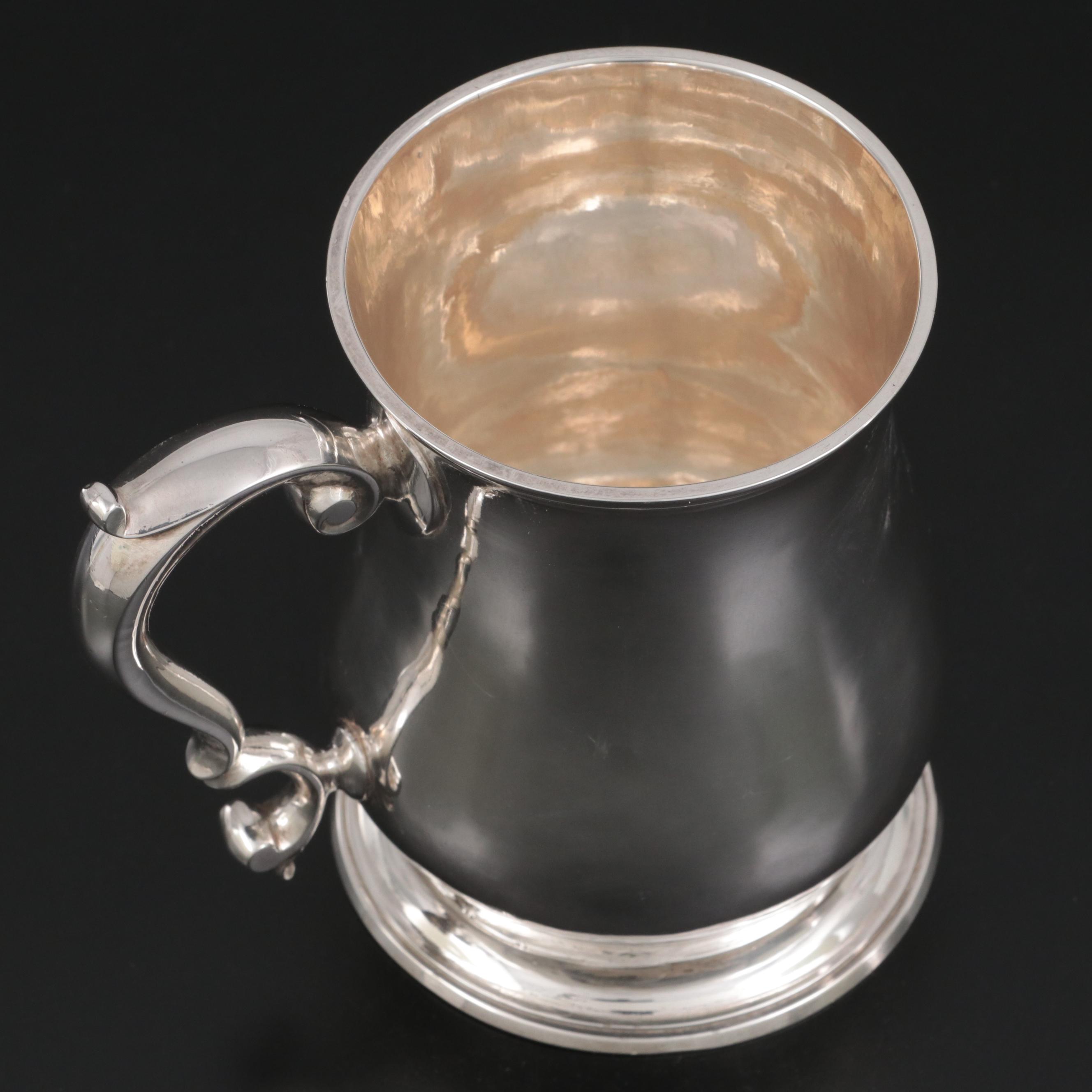 Thomas Whipham Sterling Silver Heraldic Cann, 1793