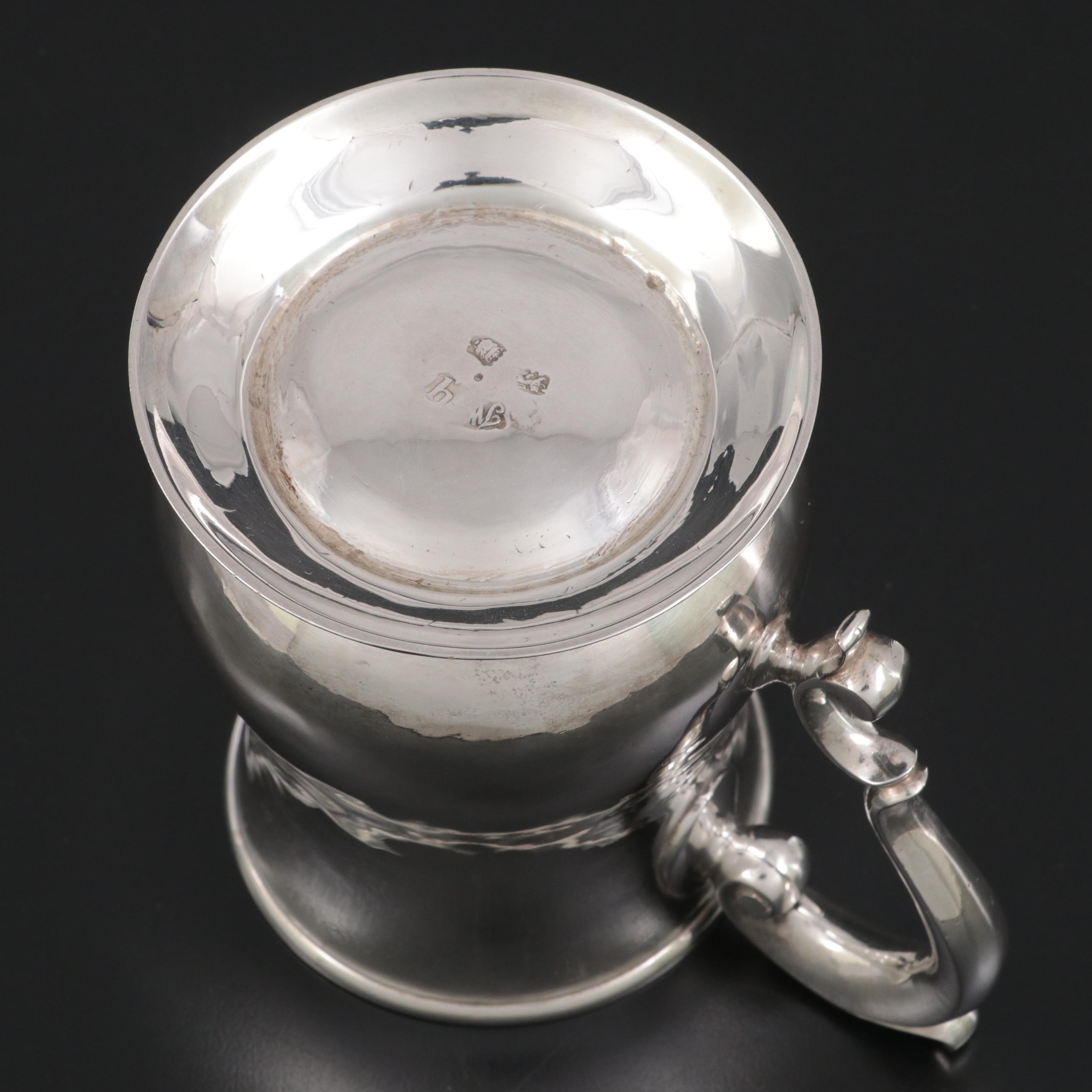 Thomas Whipham Sterling Silver Heraldic Cann, 1793