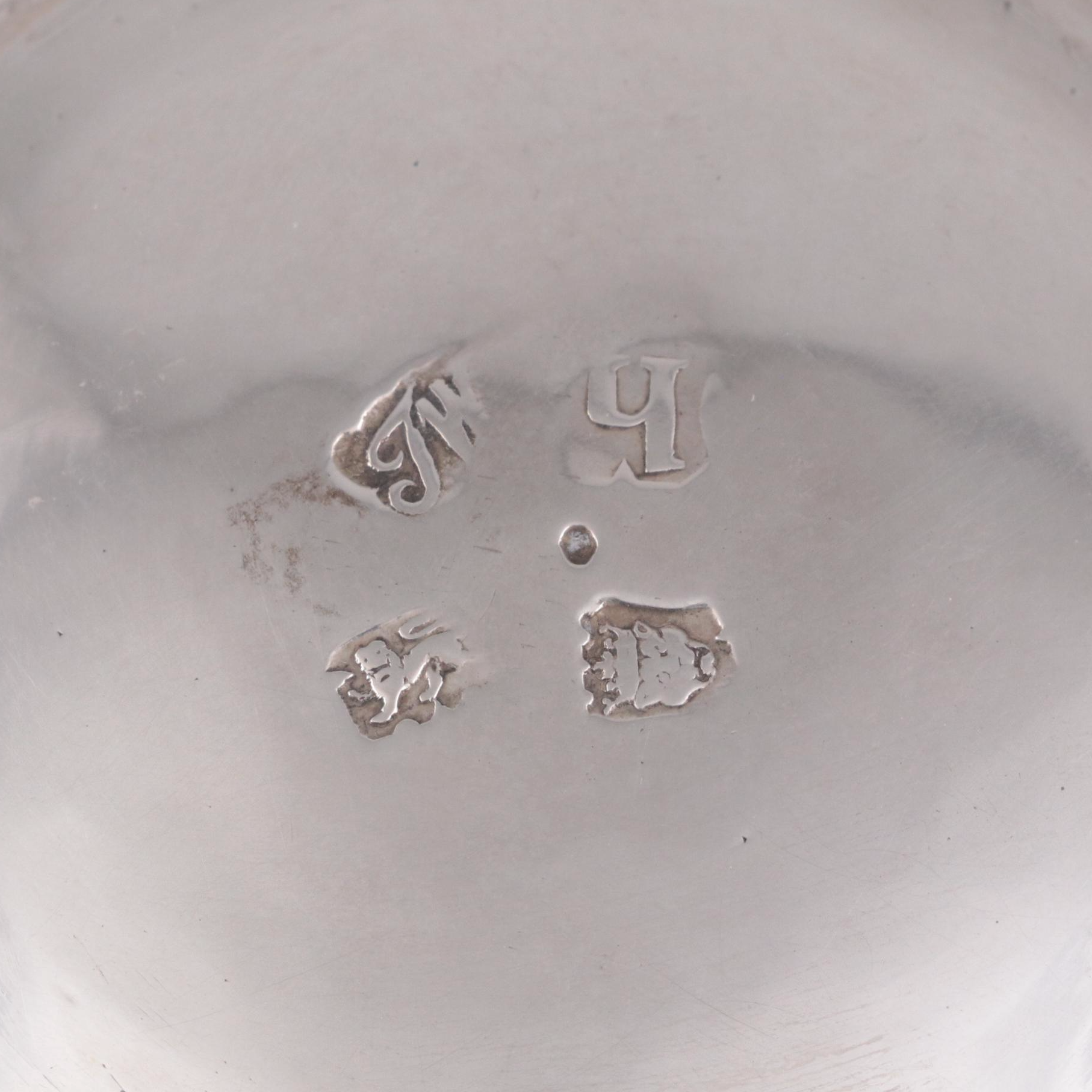 Thomas Whipham Sterling Silver Heraldic Cann, 1793