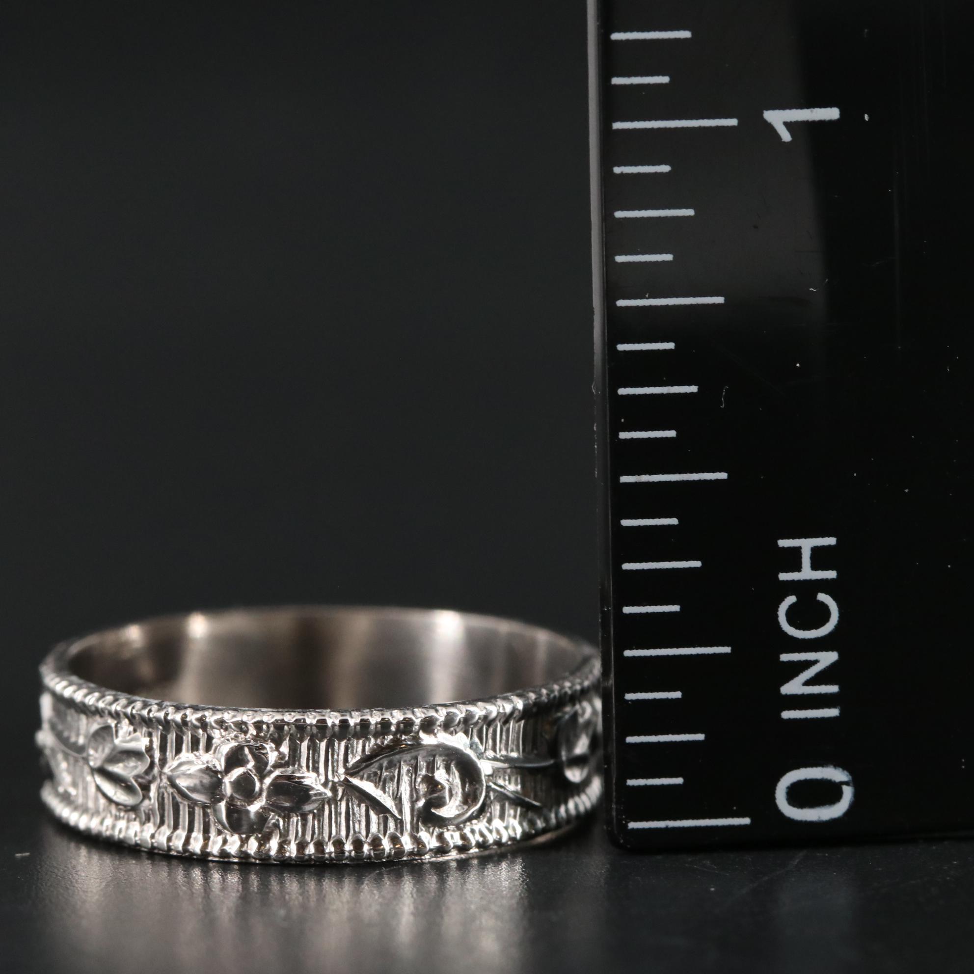 Sterling Band Ring