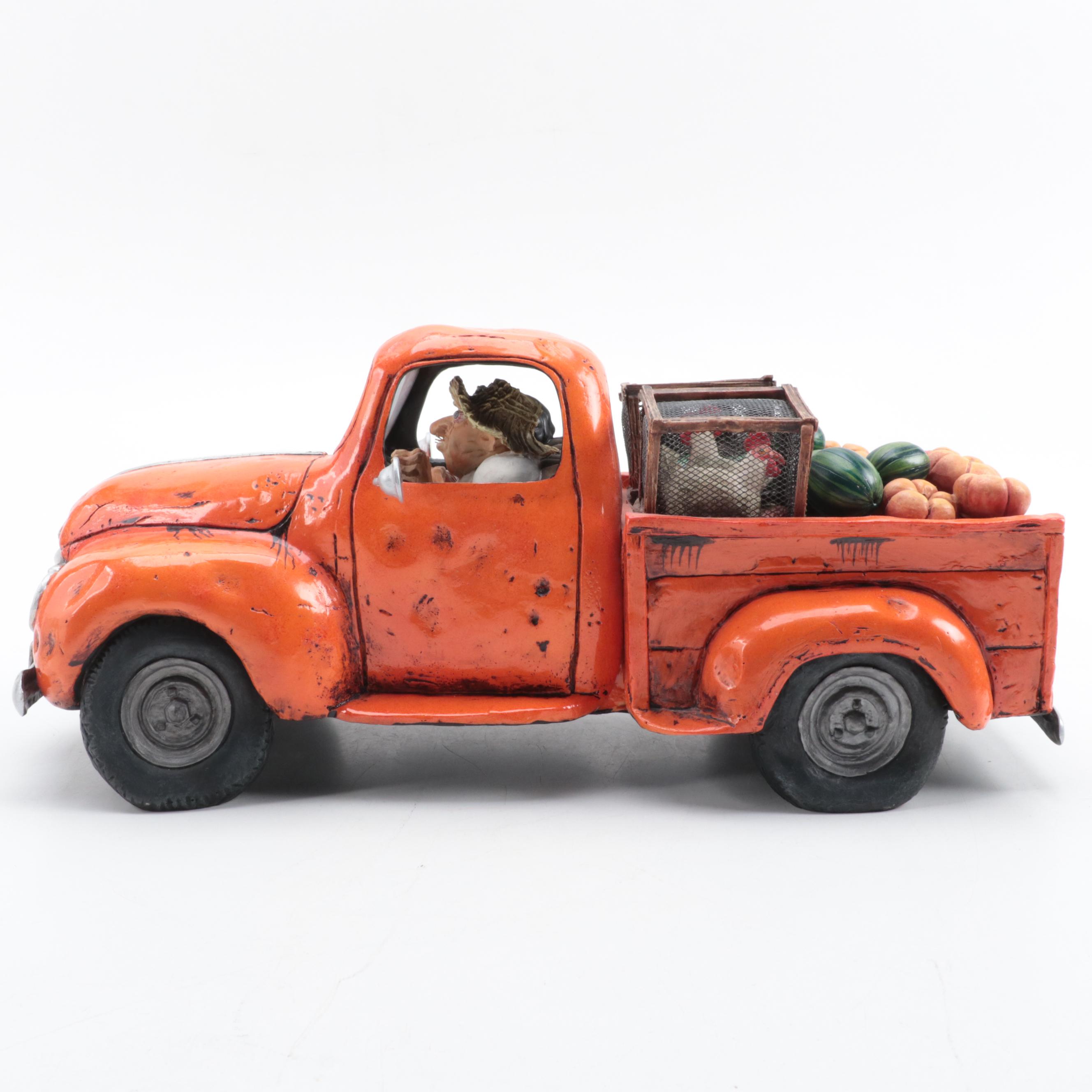 Grillermo Forchino "The Farmers Pick-Up" Composite Sculpture, 2003