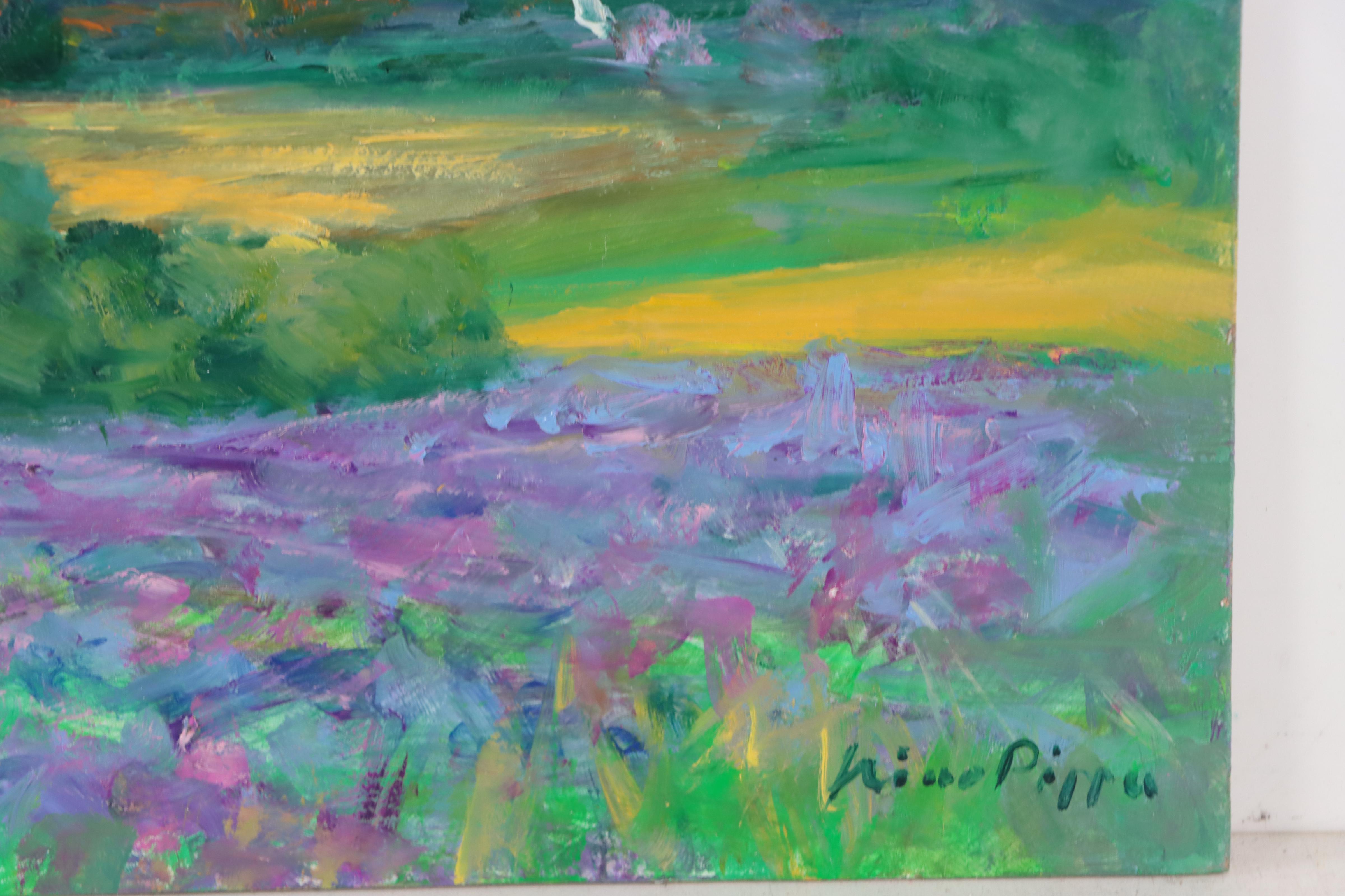 Nino Pippa Oil Painting "Provence - In Van Gogh Footsteps," 2017