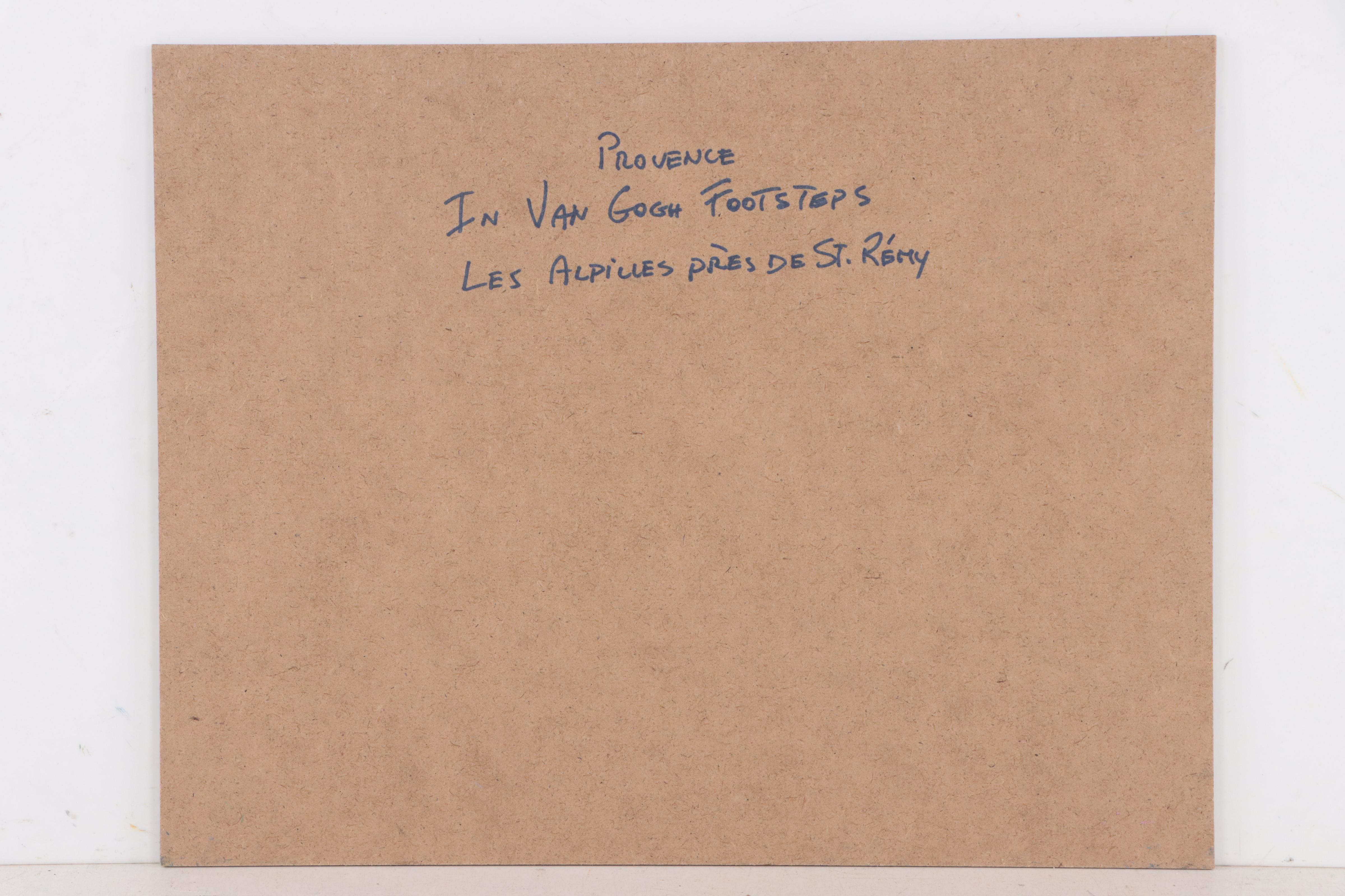 Nino Pippa Oil Painting "Provence - In Van Gogh Footsteps," 2017