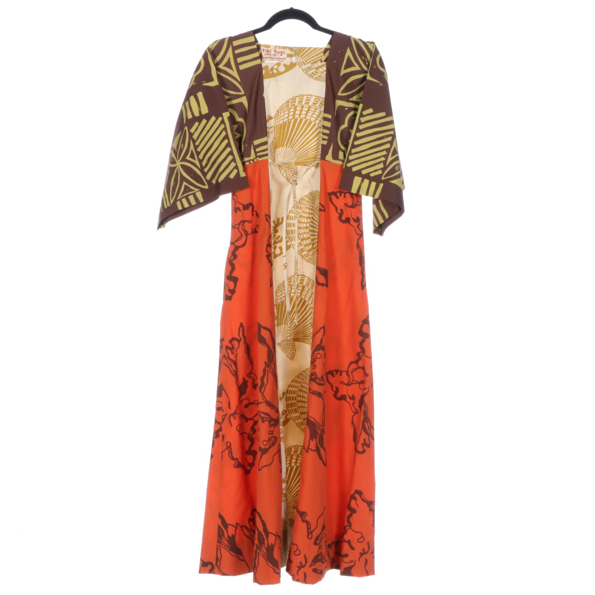 Tiki Togs and Other Tropical and Tie-Dye Motif Dresses