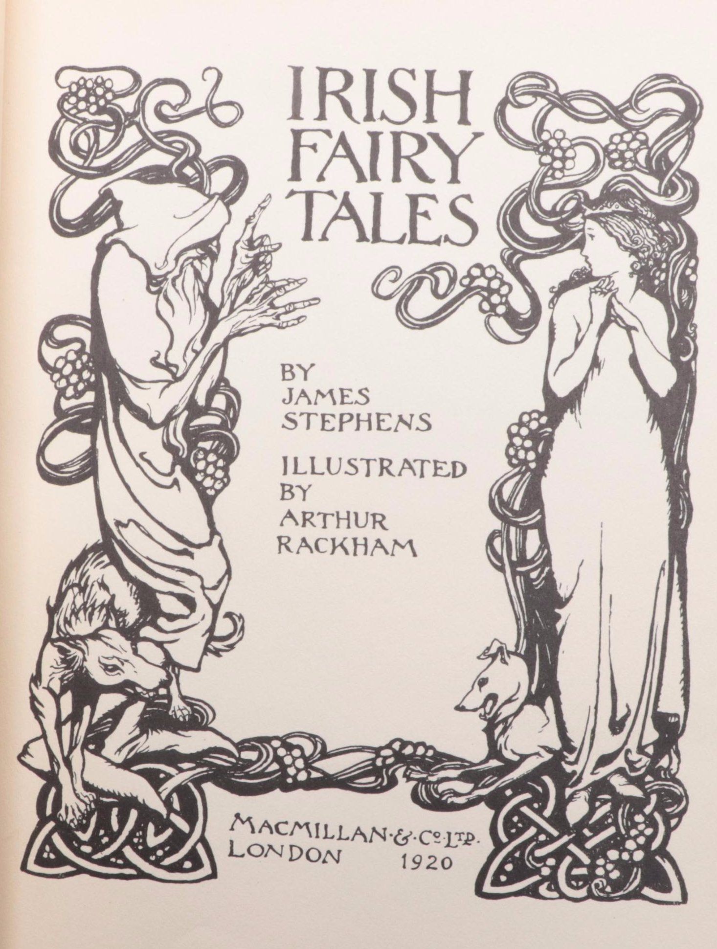 Arthur Rackham Illustrated "Irish Fairy Tales" by James Stephens, 1920
