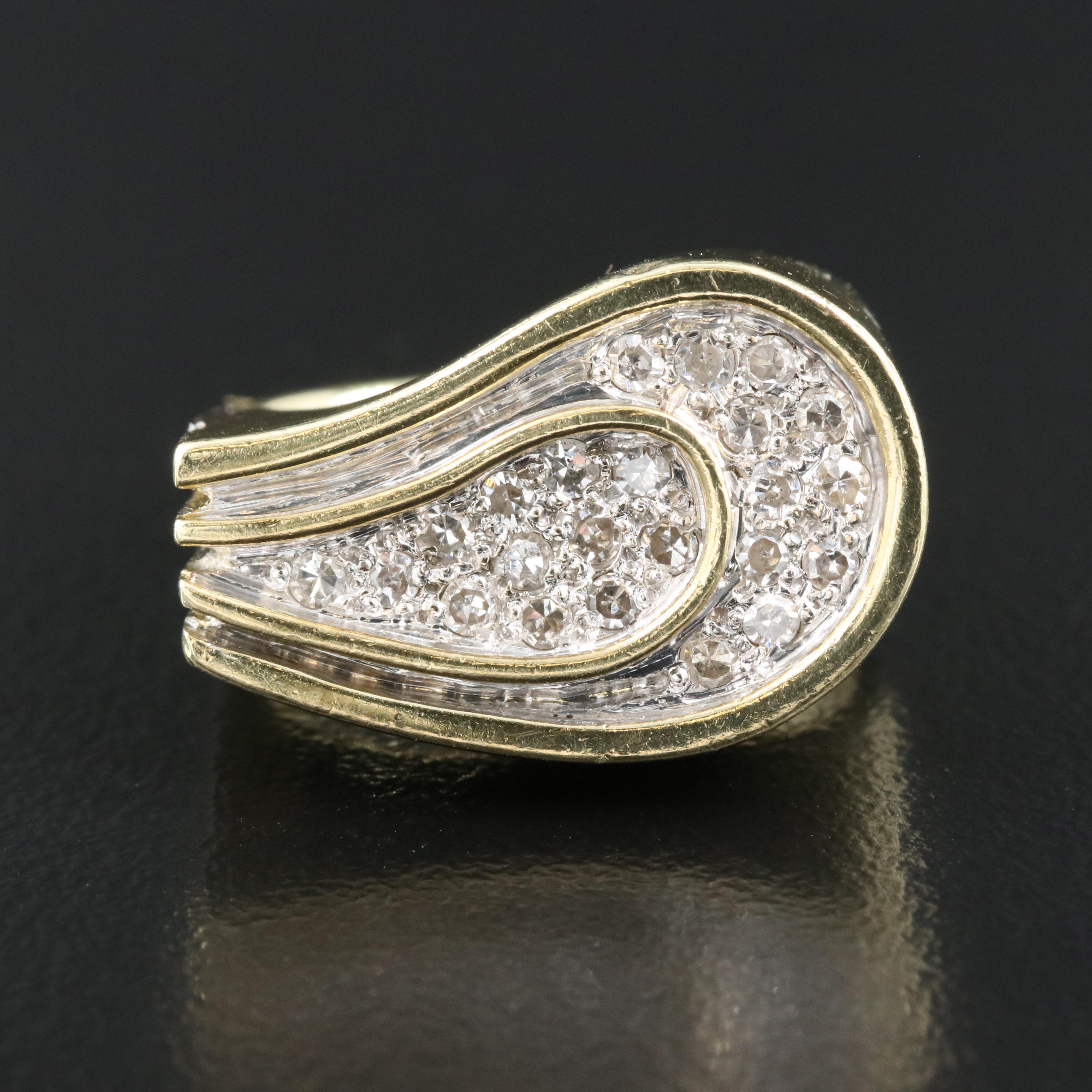 14K 0.37 CTW Diamond Ring