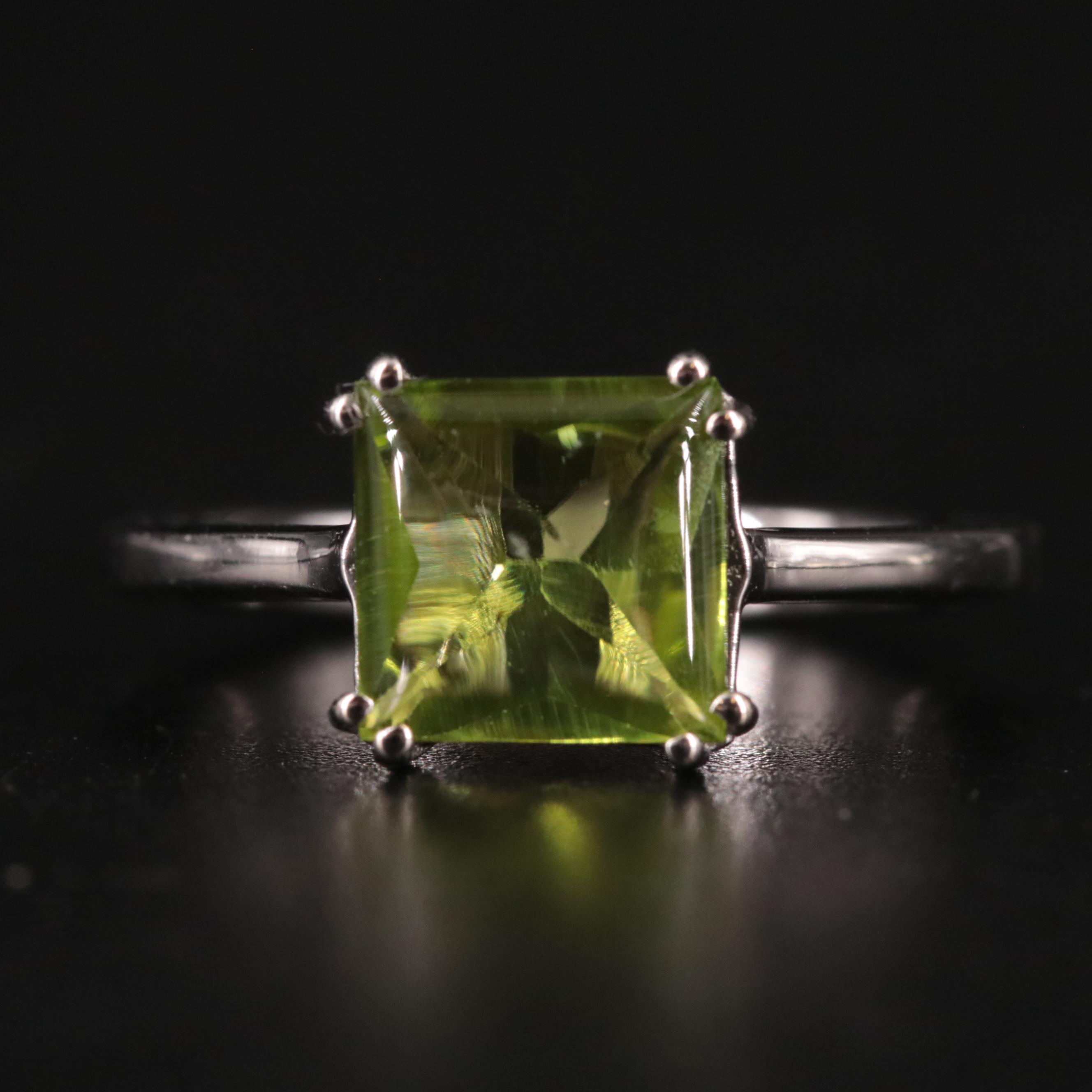 Sterling Peridot Ring